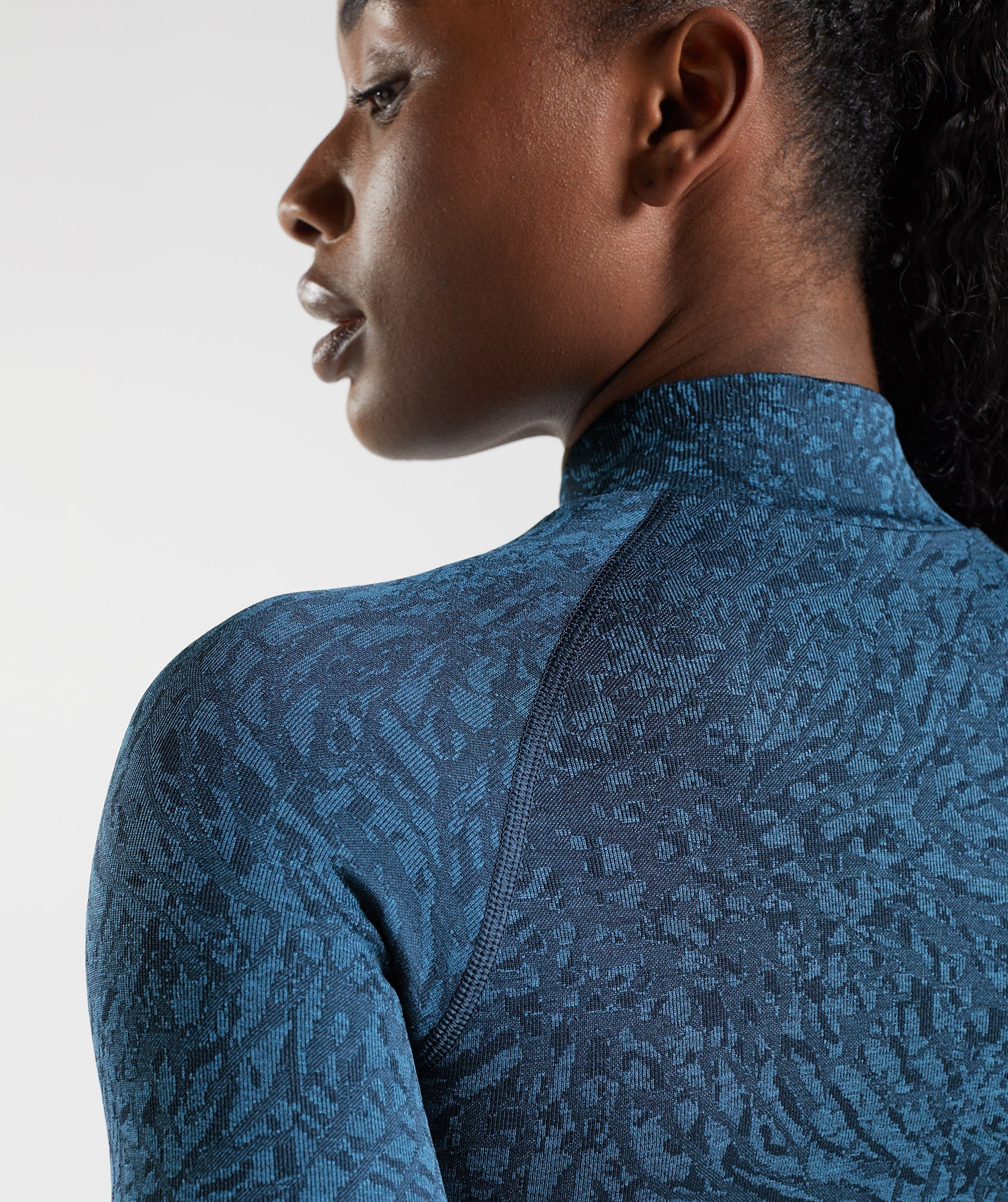 Gymshark Adapt Animal Zip Through - Wild | Navy - Image 5