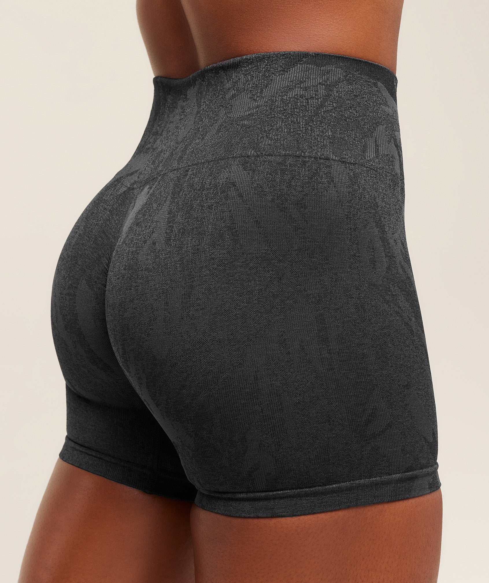 Gymshark Adapt Camo Seamless Shorts - Asphalt Grey/Black - Image 5