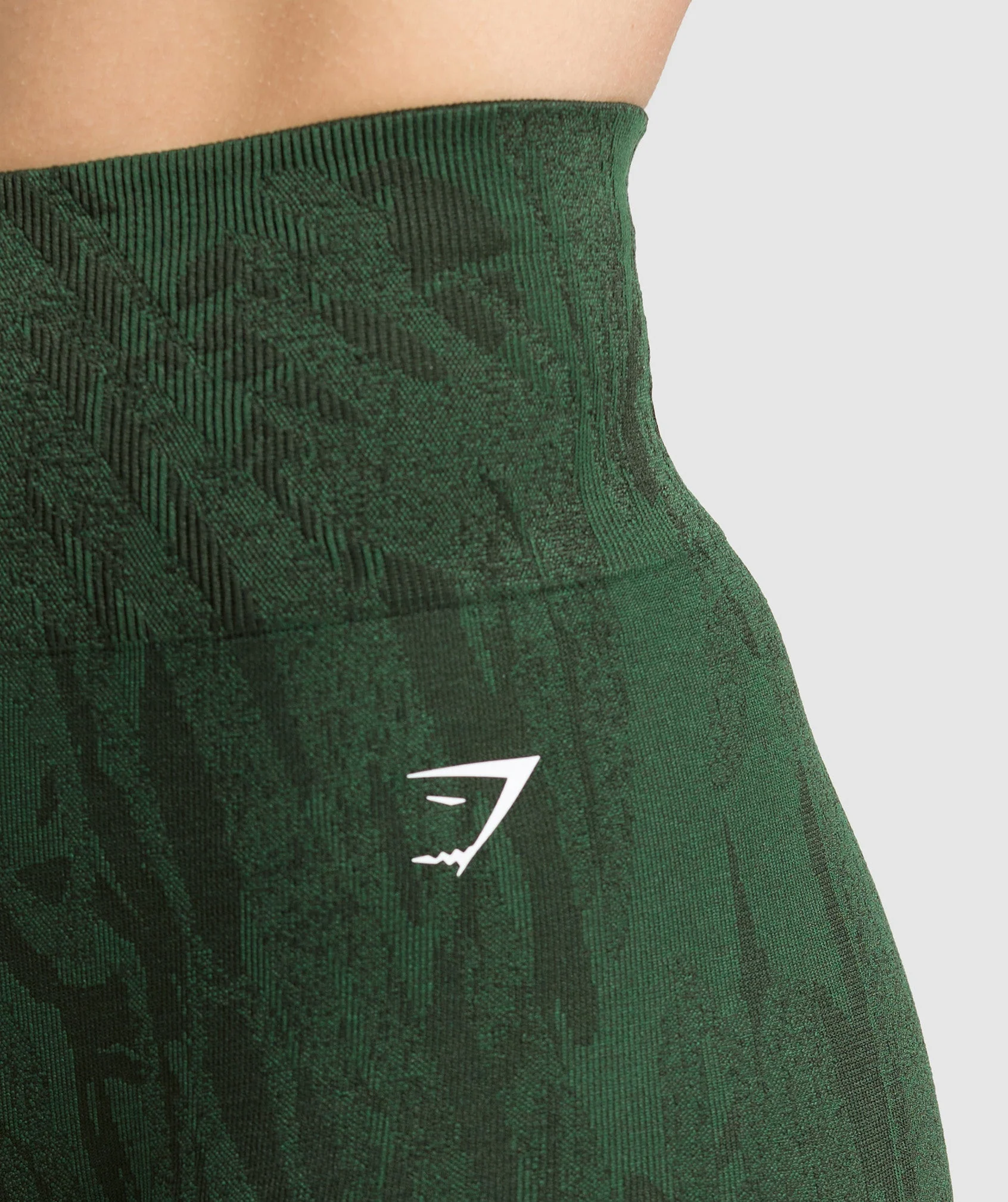 Gymshark Adapt Camo Seamless Shorts - Trail Green/Classic Green - Image 5