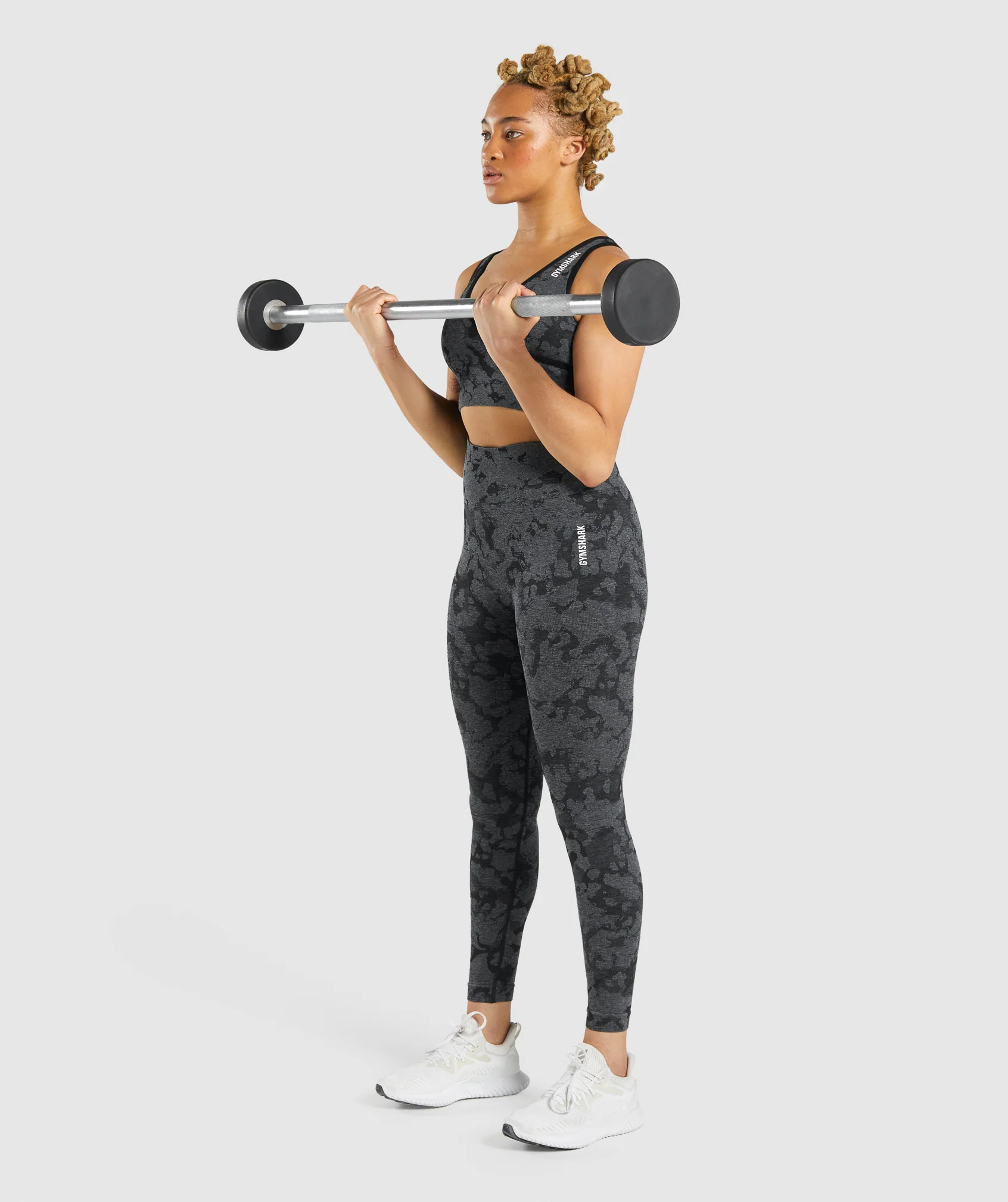 Gymshark Adapt Camo Seamless Sports Bra - Black - Image 4