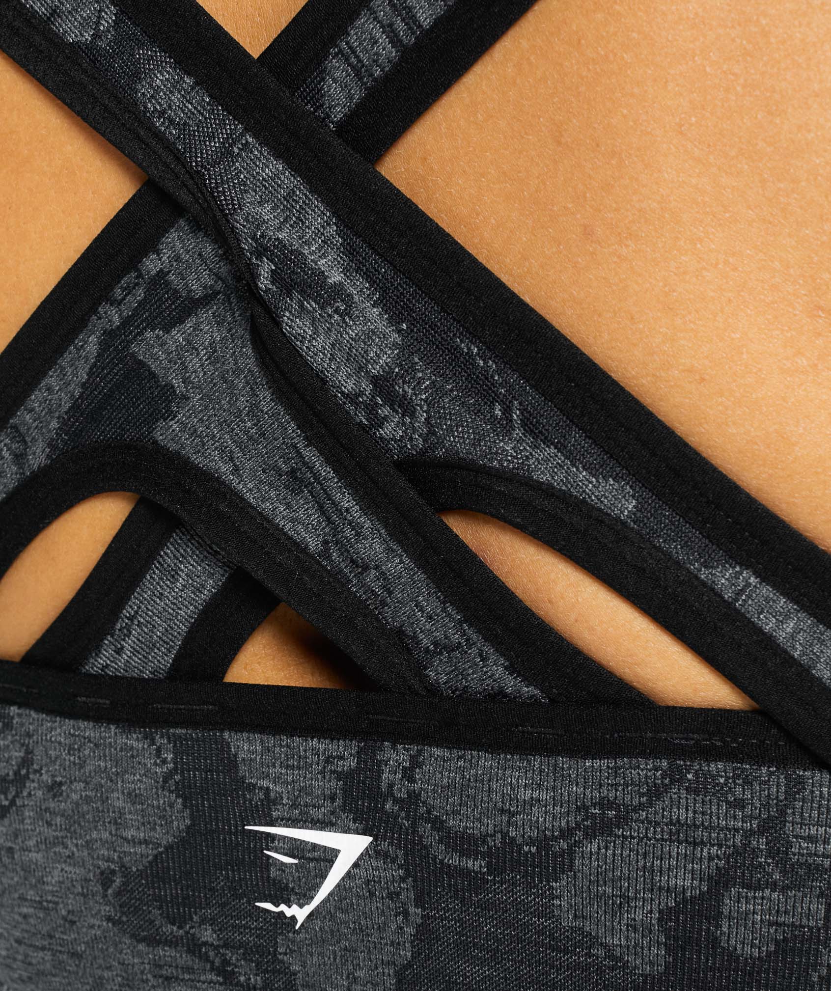 Gymshark Adapt Camo Seamless Sports Bra - Black - Image 5
