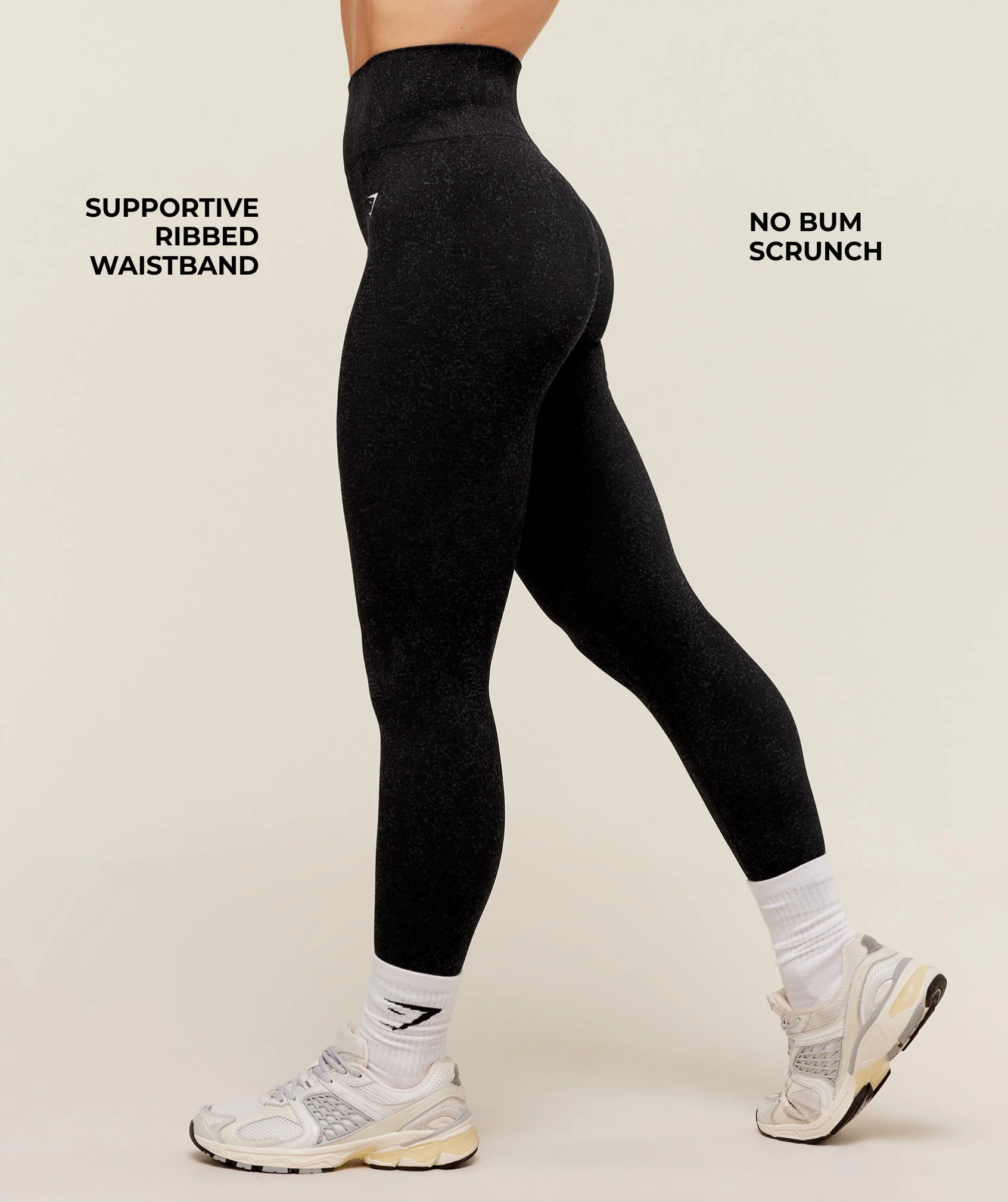 Gymshark Adapt Fleck x Whitney Leggings - Mineral/Black - Image 4