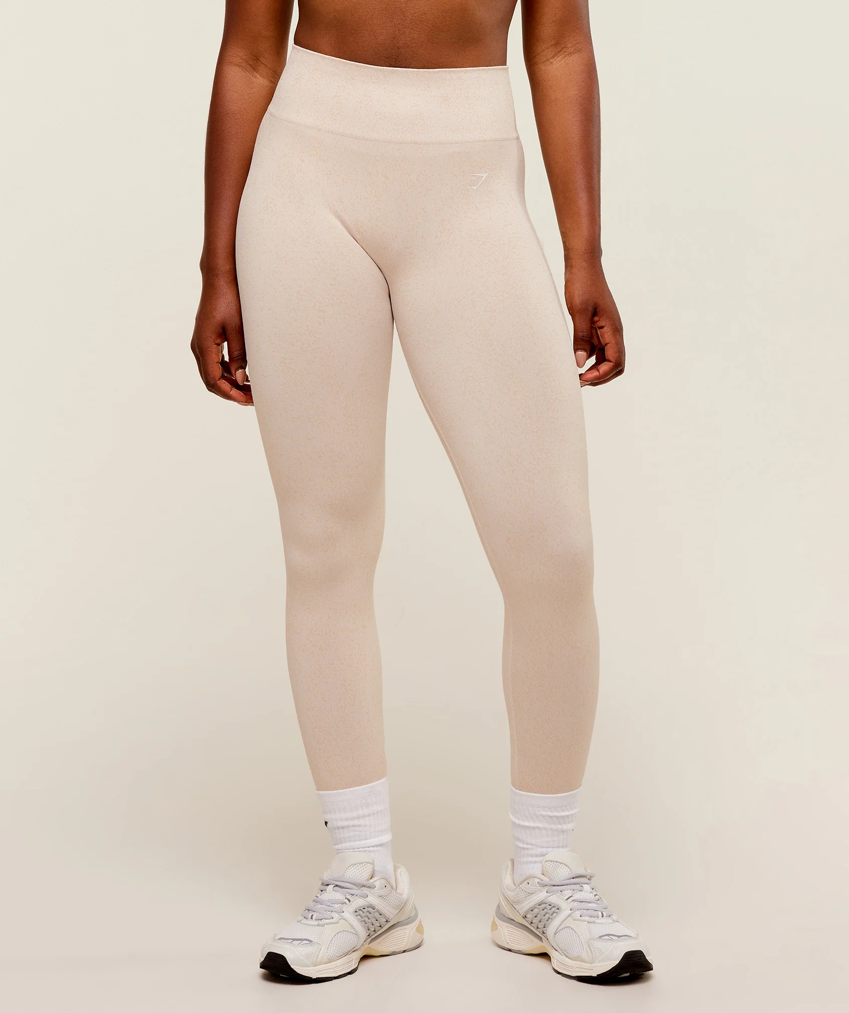 Gymshark Adapt Fleck x Whitney Leggings - Mineral | Coconut White