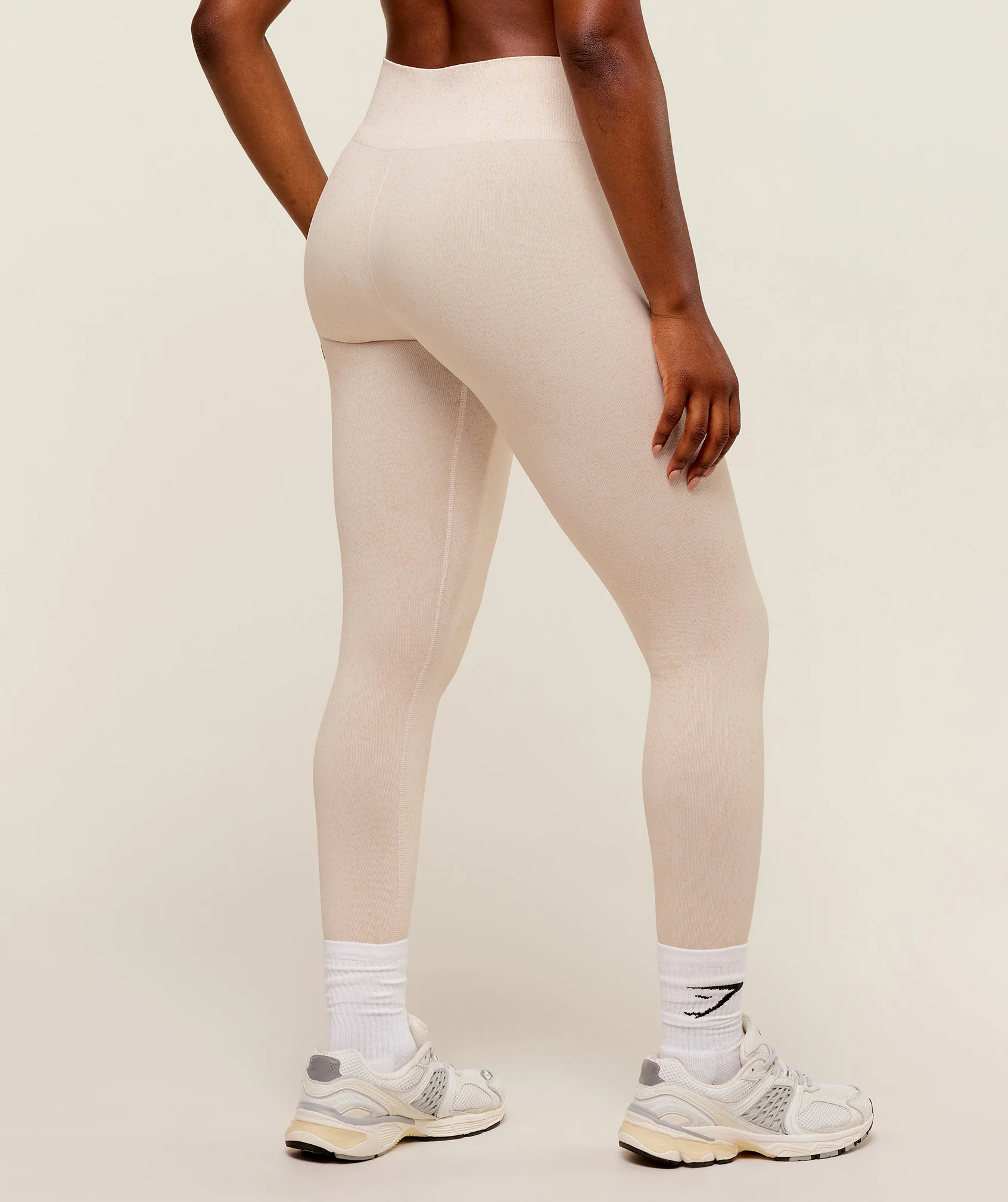 Gymshark Adapt Fleck x Whitney Leggings - Mineral | Coconut White - Image 2