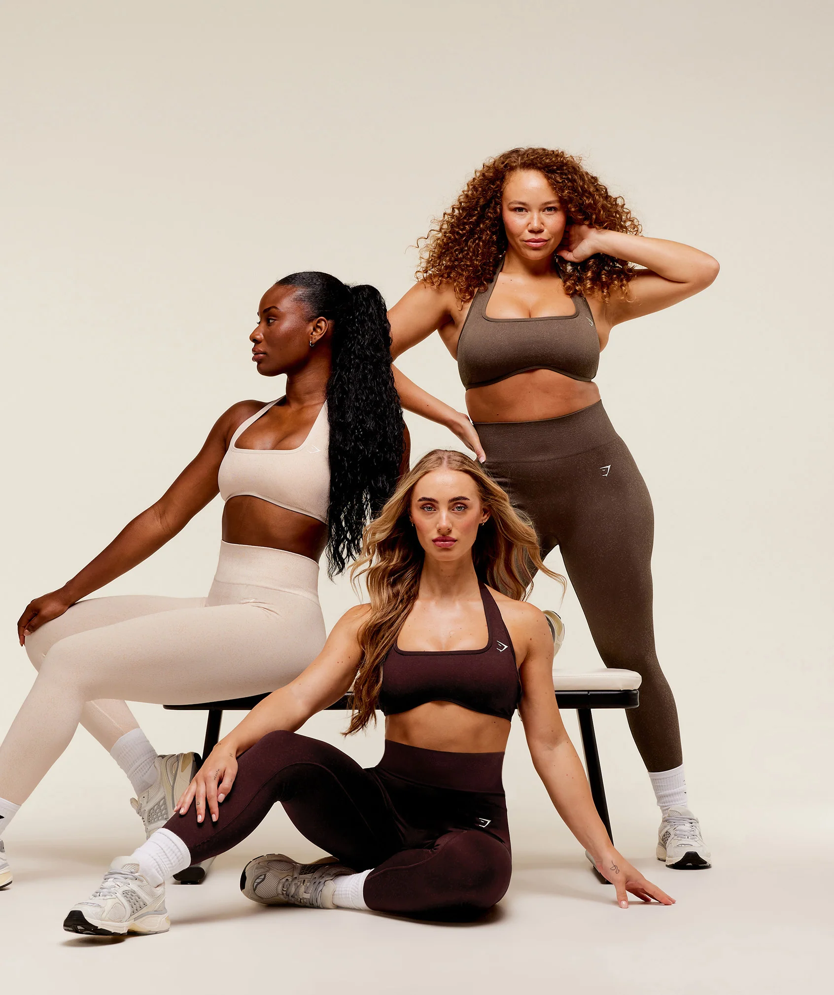 Gymshark Adapt Fleck x Whitney Leggings - Mineral | Coconut White - Image 3