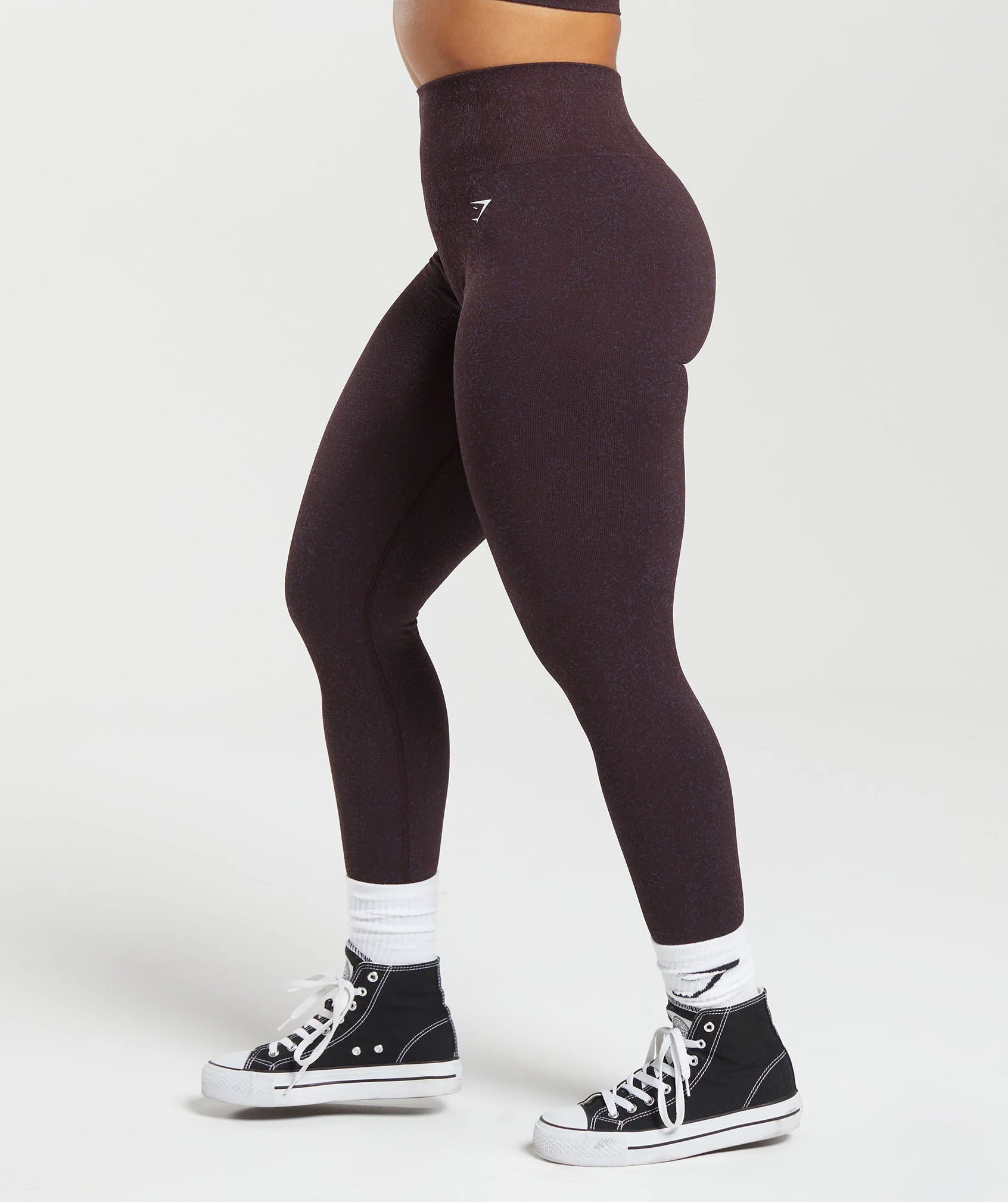 Gymshark Adapt Fleck x Whitney Leggings - Plum Brown/Dewberry Purple - Image 3