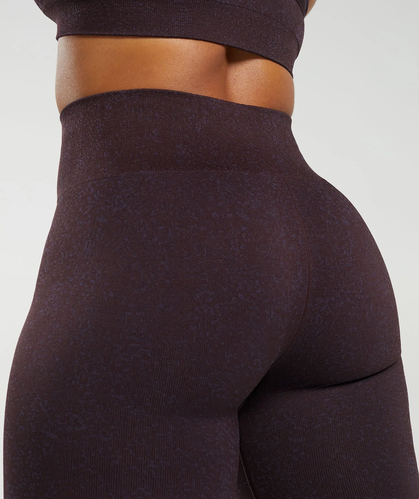 Gymshark Adapt Fleck x Whitney Leggings - Plum Brown/Dewberry Purple - Image 6