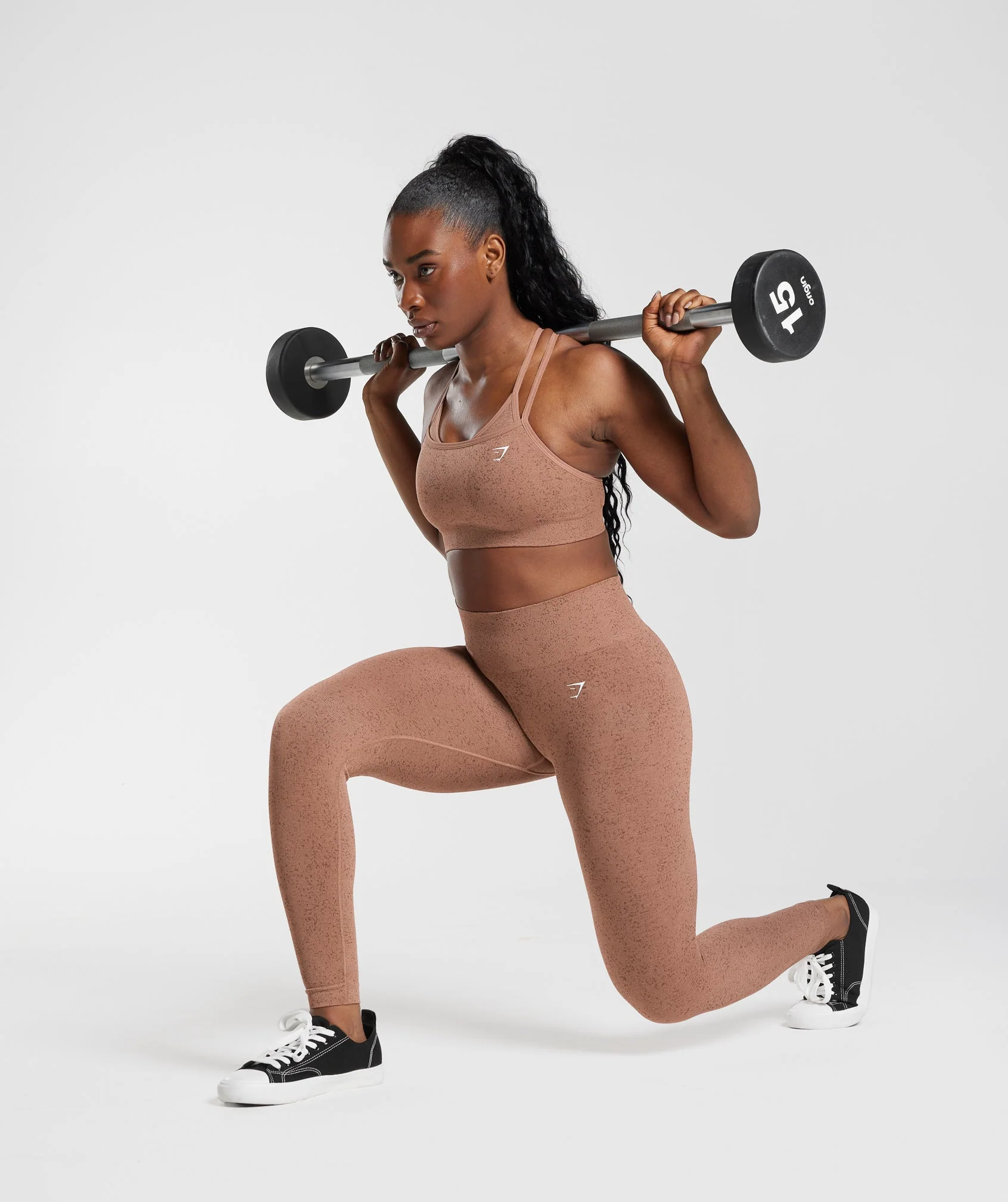 Gymshark Adapt Fleck x Whitney Leggings - Sandstone Brown - Image 4