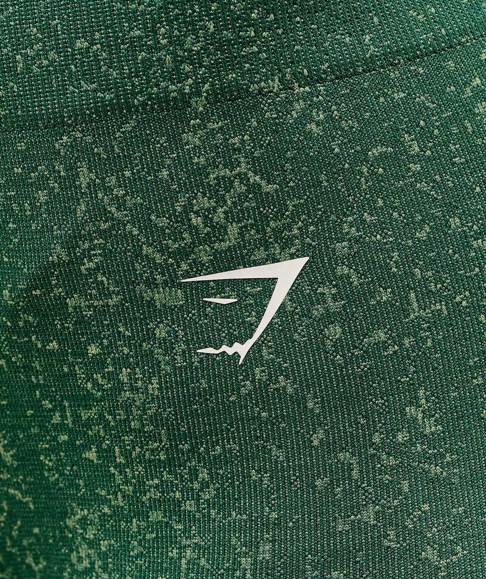 Gymshark Adapt Fleck Seamless Shorts - Lift Green/Clay Green - Image 6