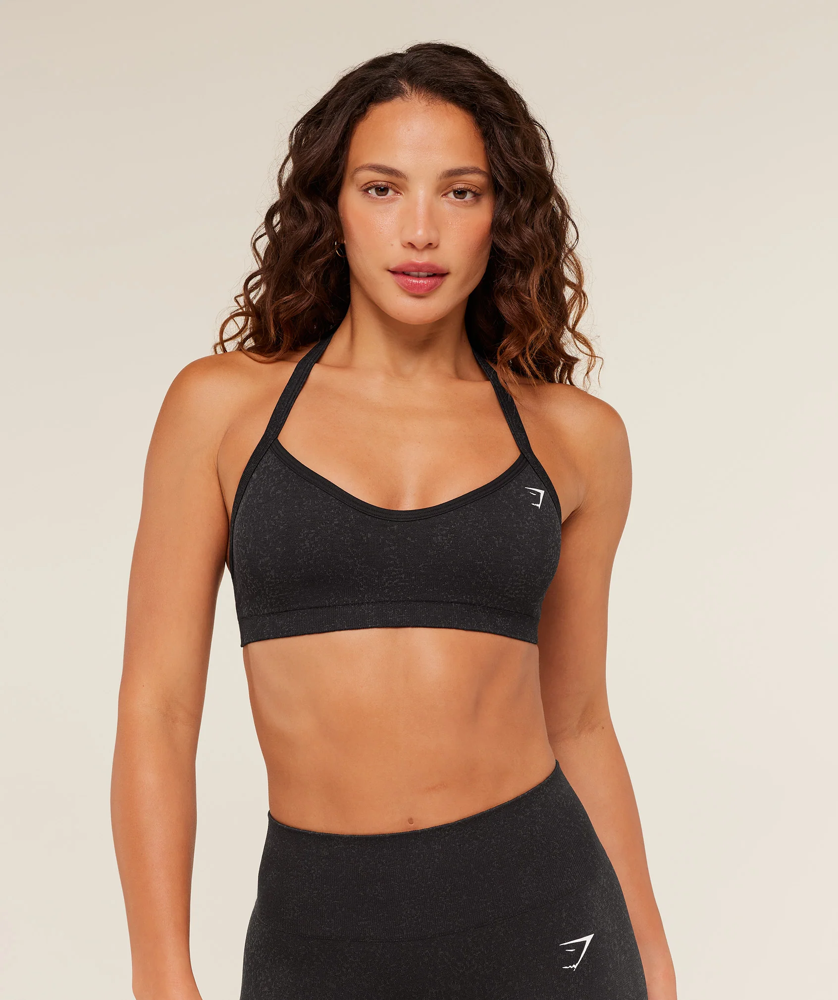 Gymshark Adapt Fleck Sports Bra - Mineral | Black - Image 2