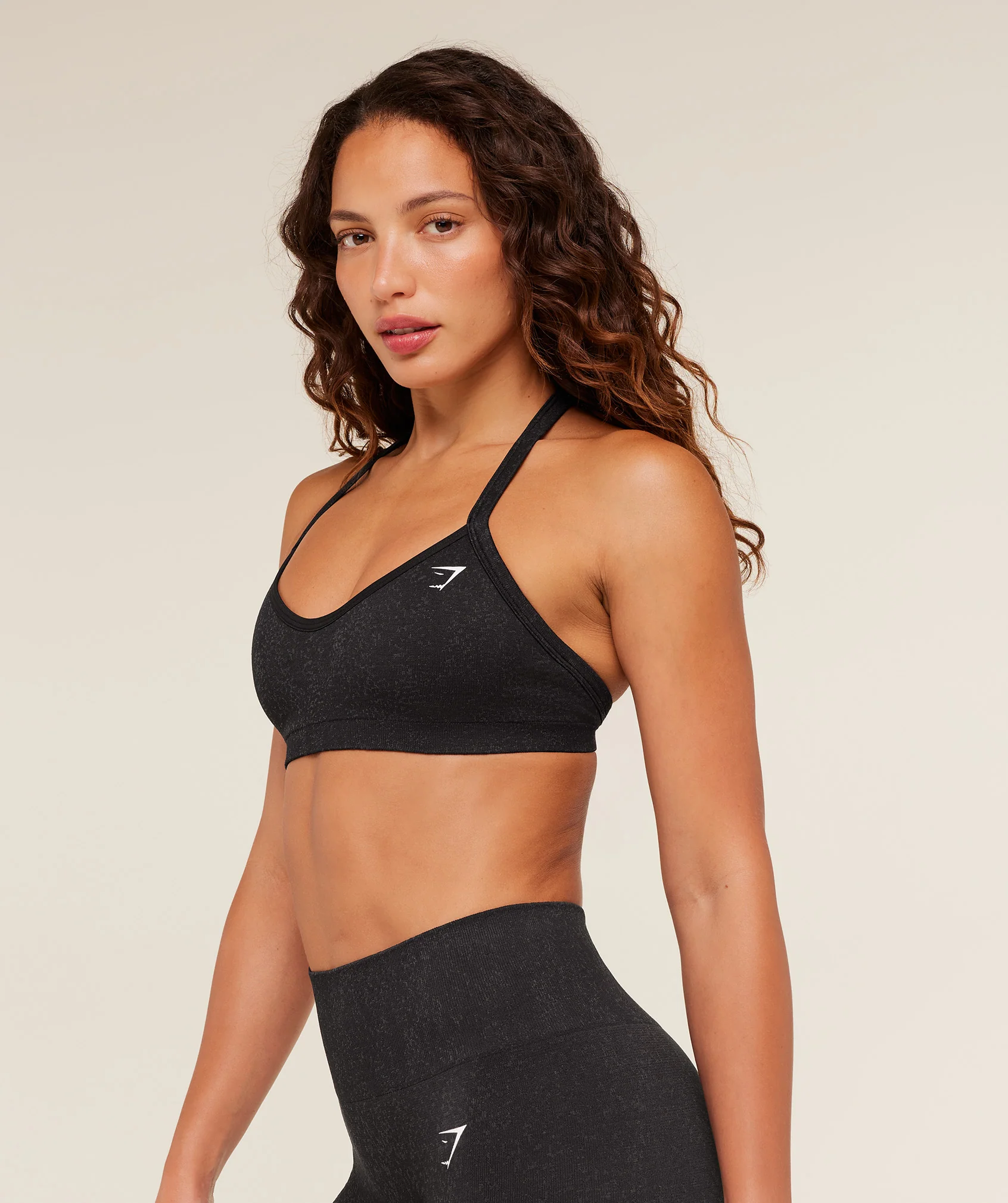 Gymshark Adapt Fleck Sports Bra - Mineral | Black - Image 3