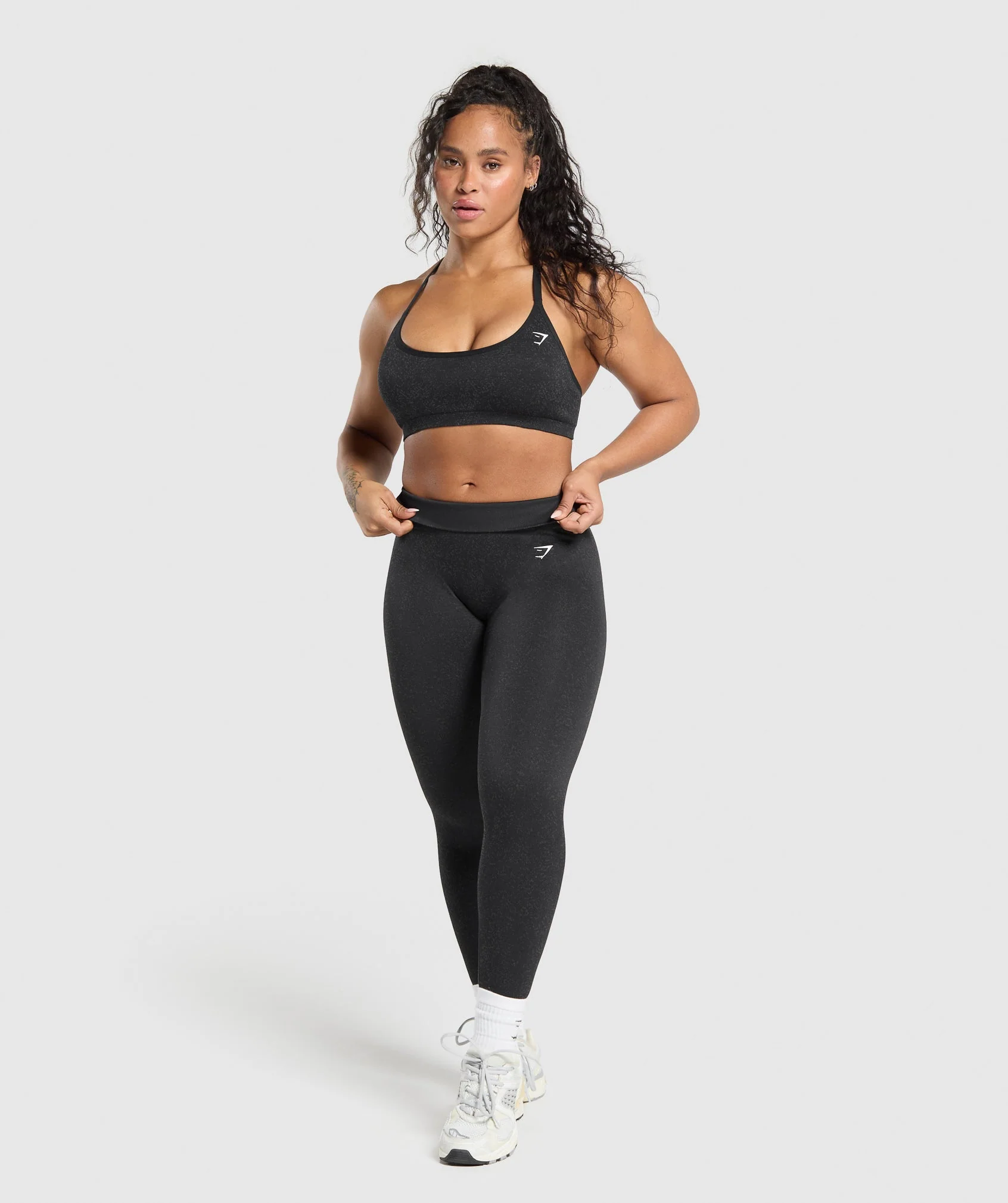 Gymshark Adapt Fleck T-Back Bra - Black - Image 5
