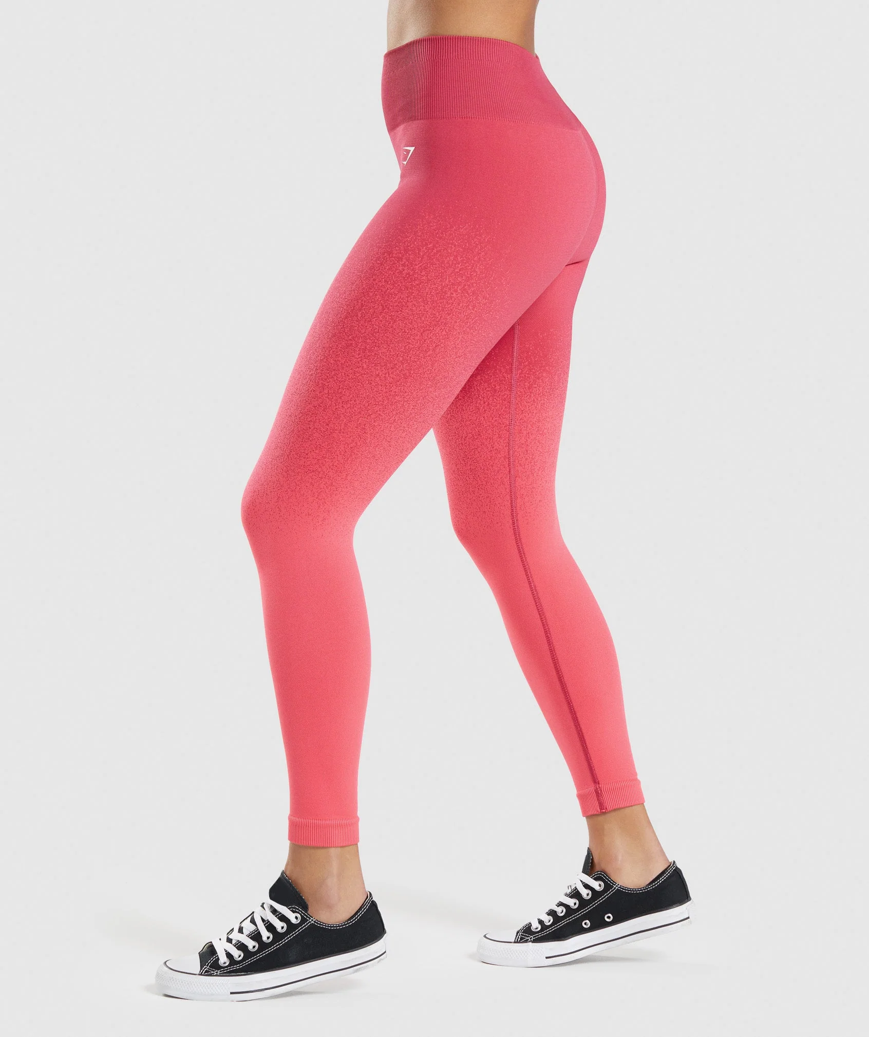 Gymshark Adapt Ombre Seamless Leggings - Pink/Red - Image 3