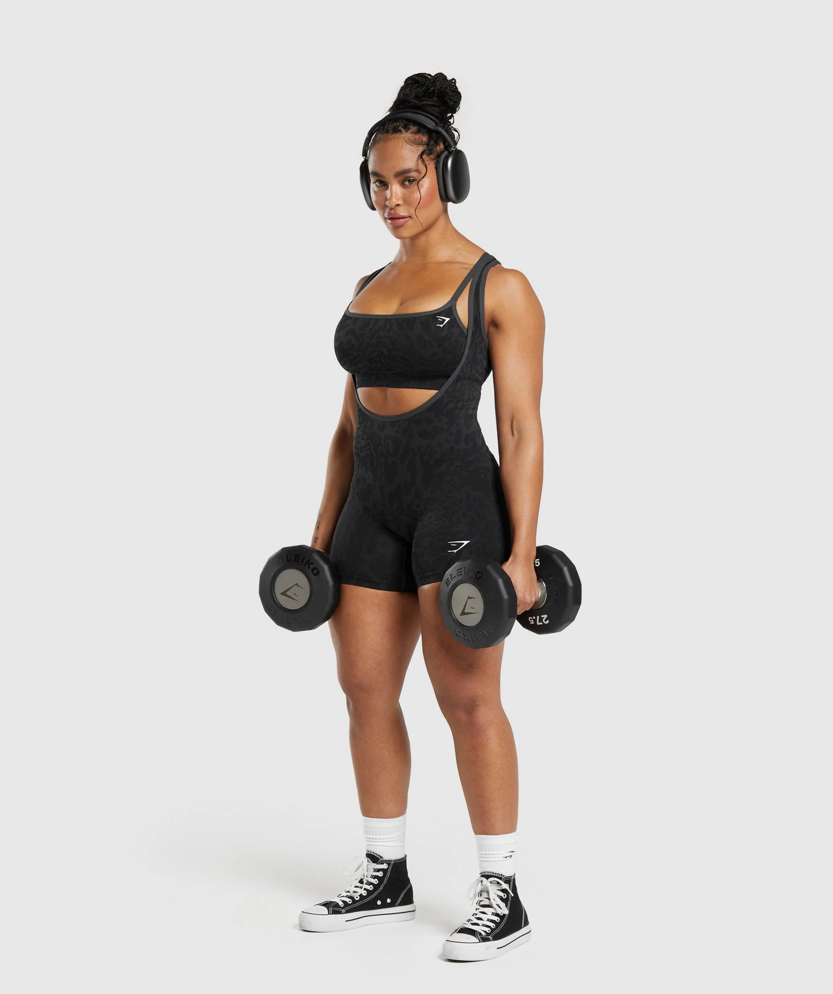 Gymshark Adapt Safari All In One - Black/Asphalt Grey - Image 4
