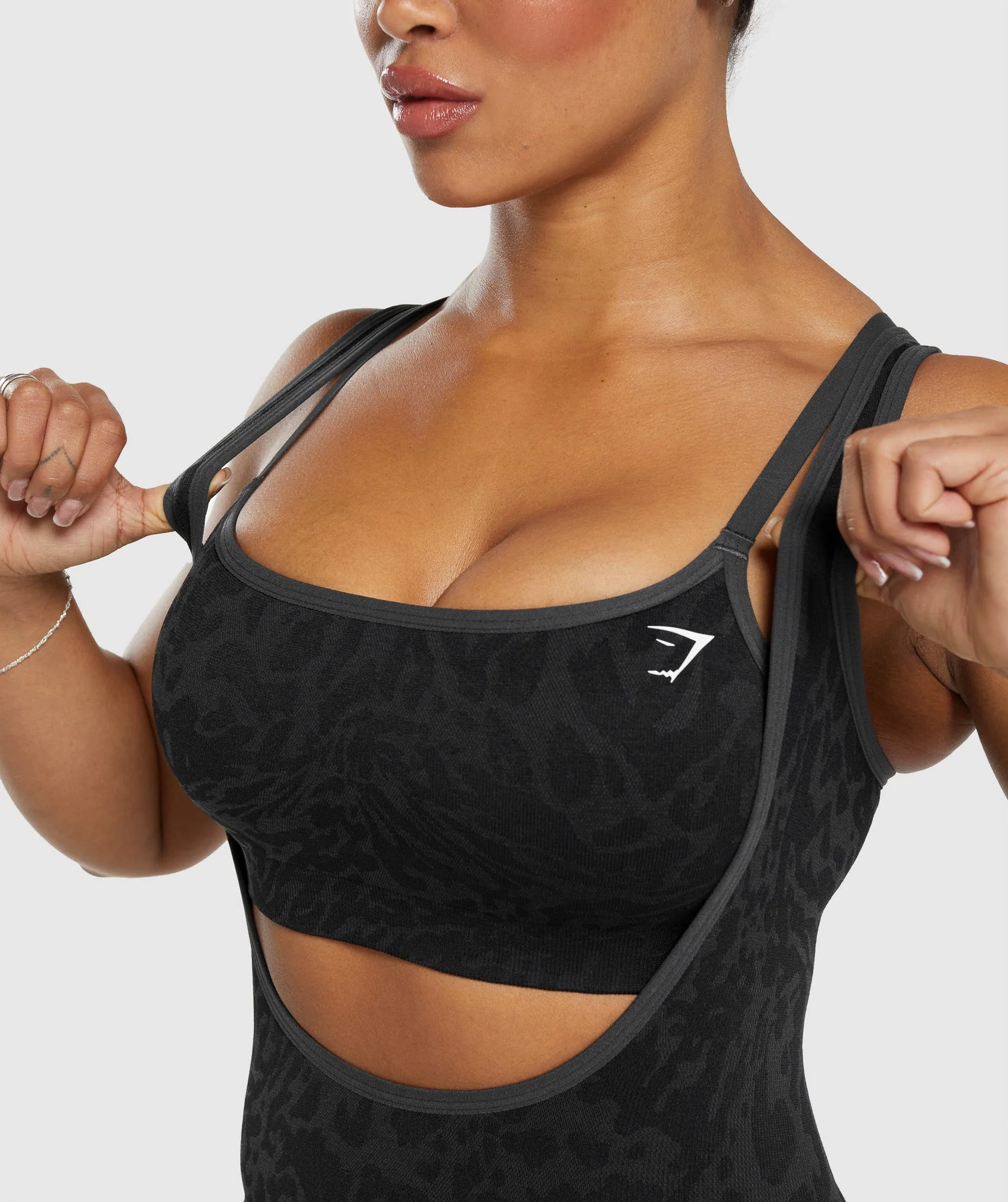 Gymshark Adapt Safari All In One - Black/Asphalt Grey - Image 6