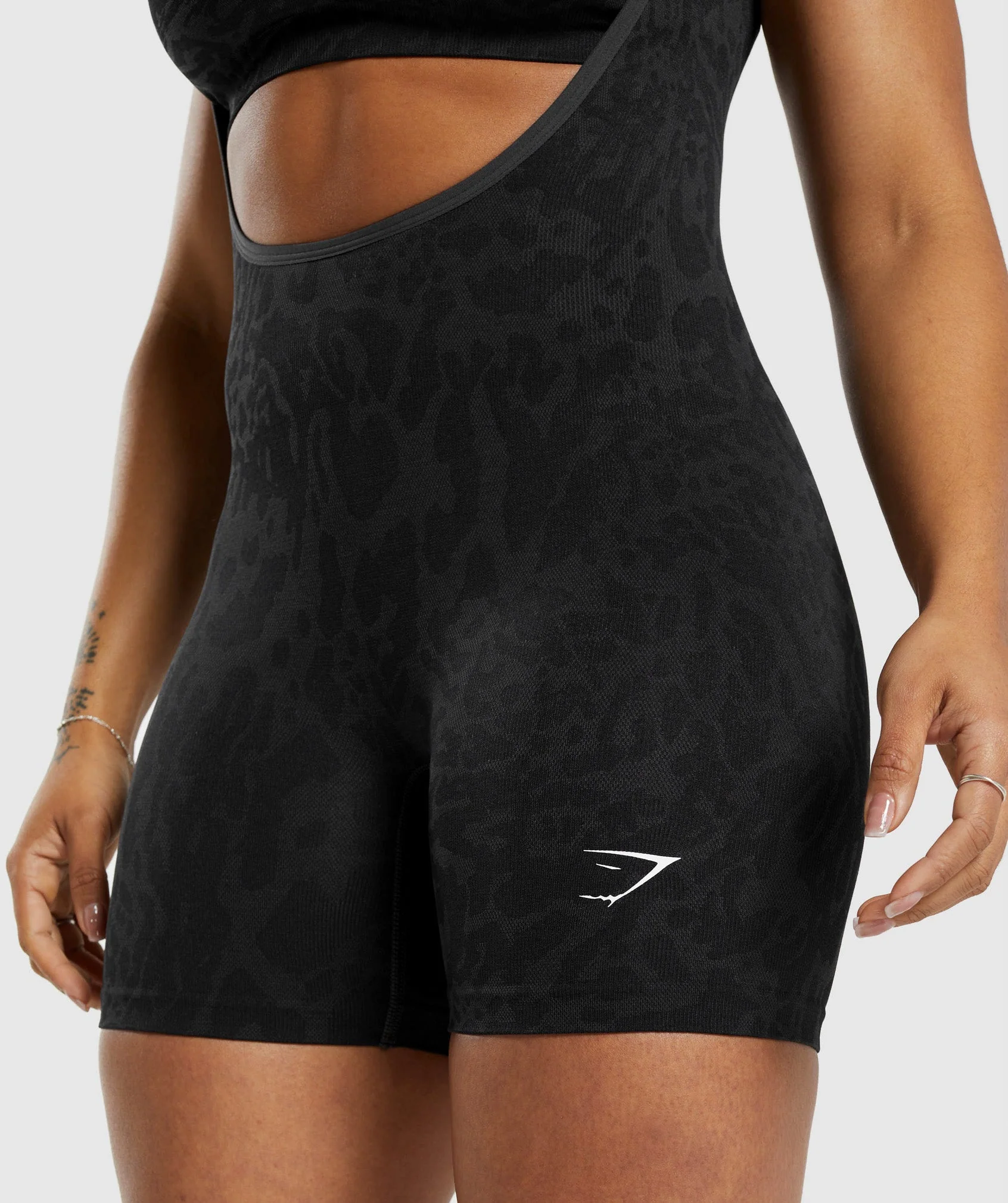 Gymshark Adapt Safari All In One - Black/Asphalt Grey - Image 7