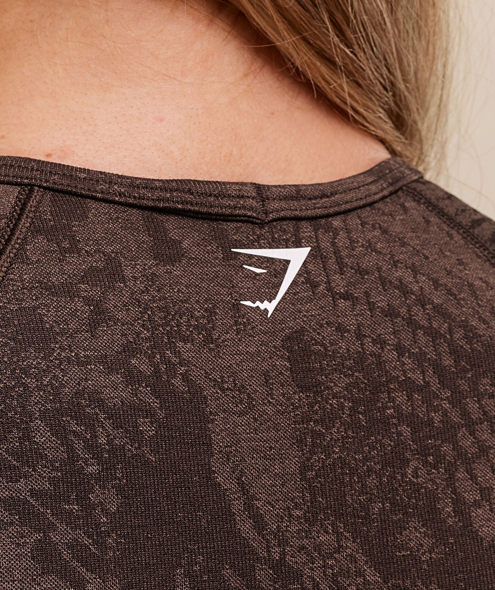 Gymshark Adapt Animal X Whitney Seamless Crop Top - Brown - Image 6