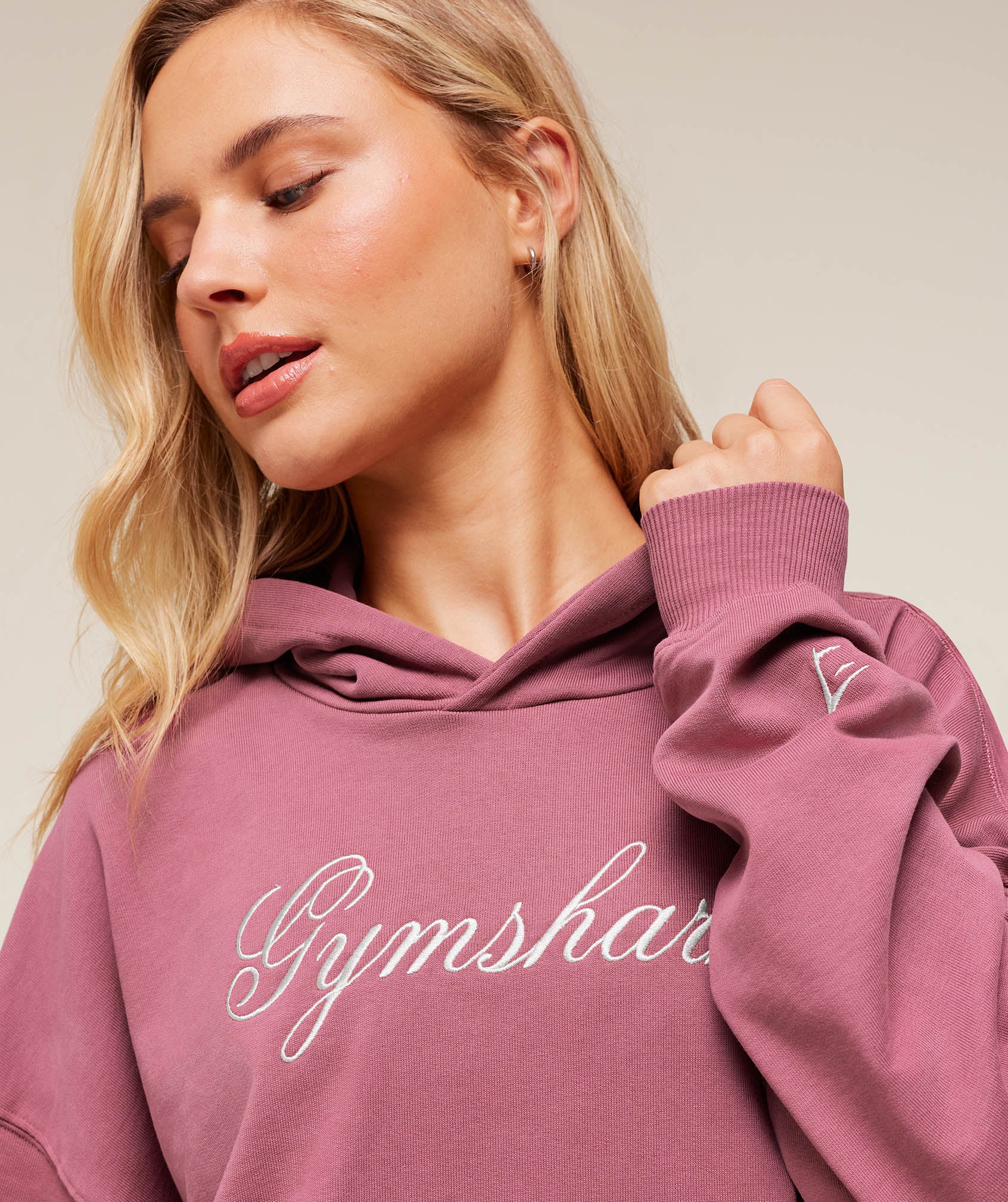 Gymshark All Seasons Graphic Hoodie - Reset Pink - Image 6