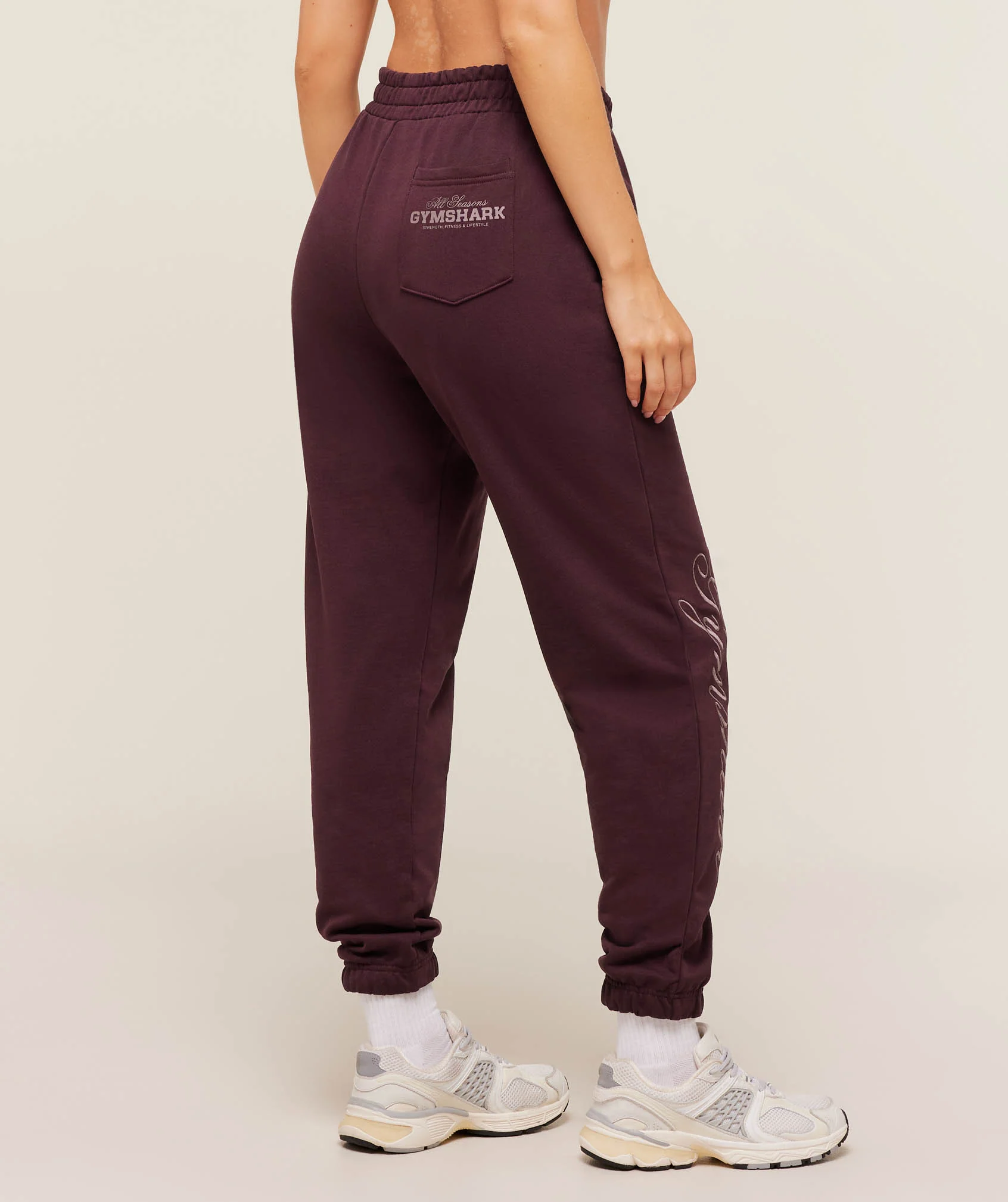 Gymshark All Seasons Graphic Joggers - GS Cherry Purple - Image 2