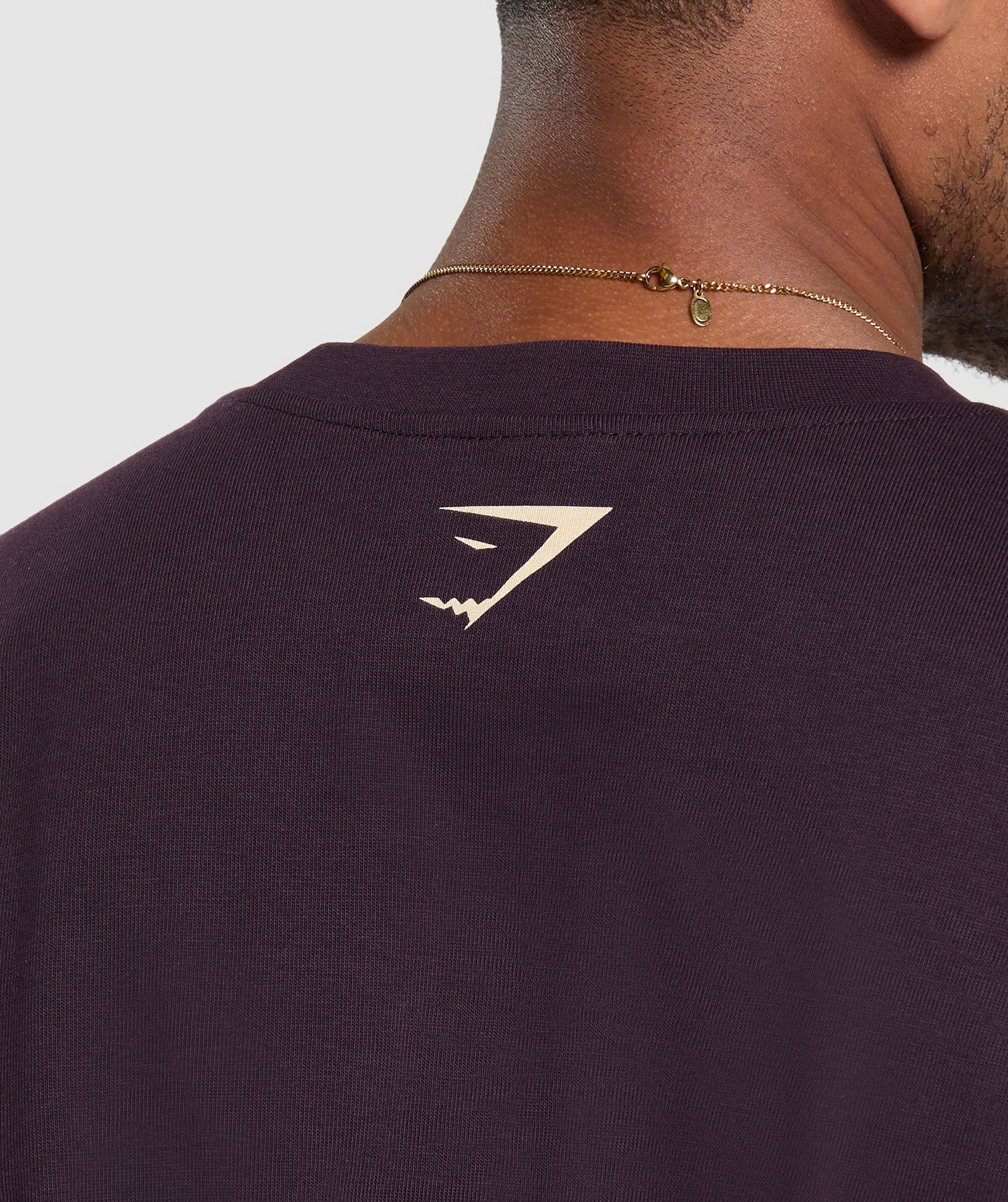 Gymshark American Muscle Extreme Oversized T-Shirt - Plum Brown - Image 6