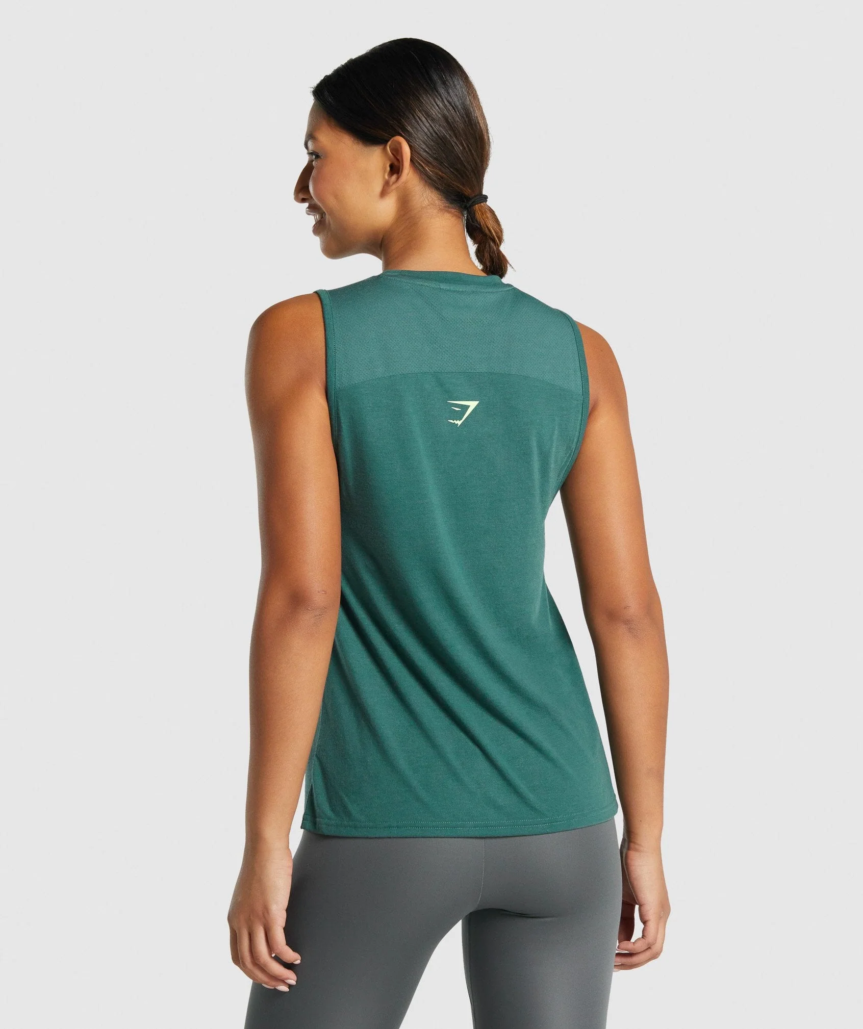 Gymshark Animal Graphic Infill Tank - Green - Image 2