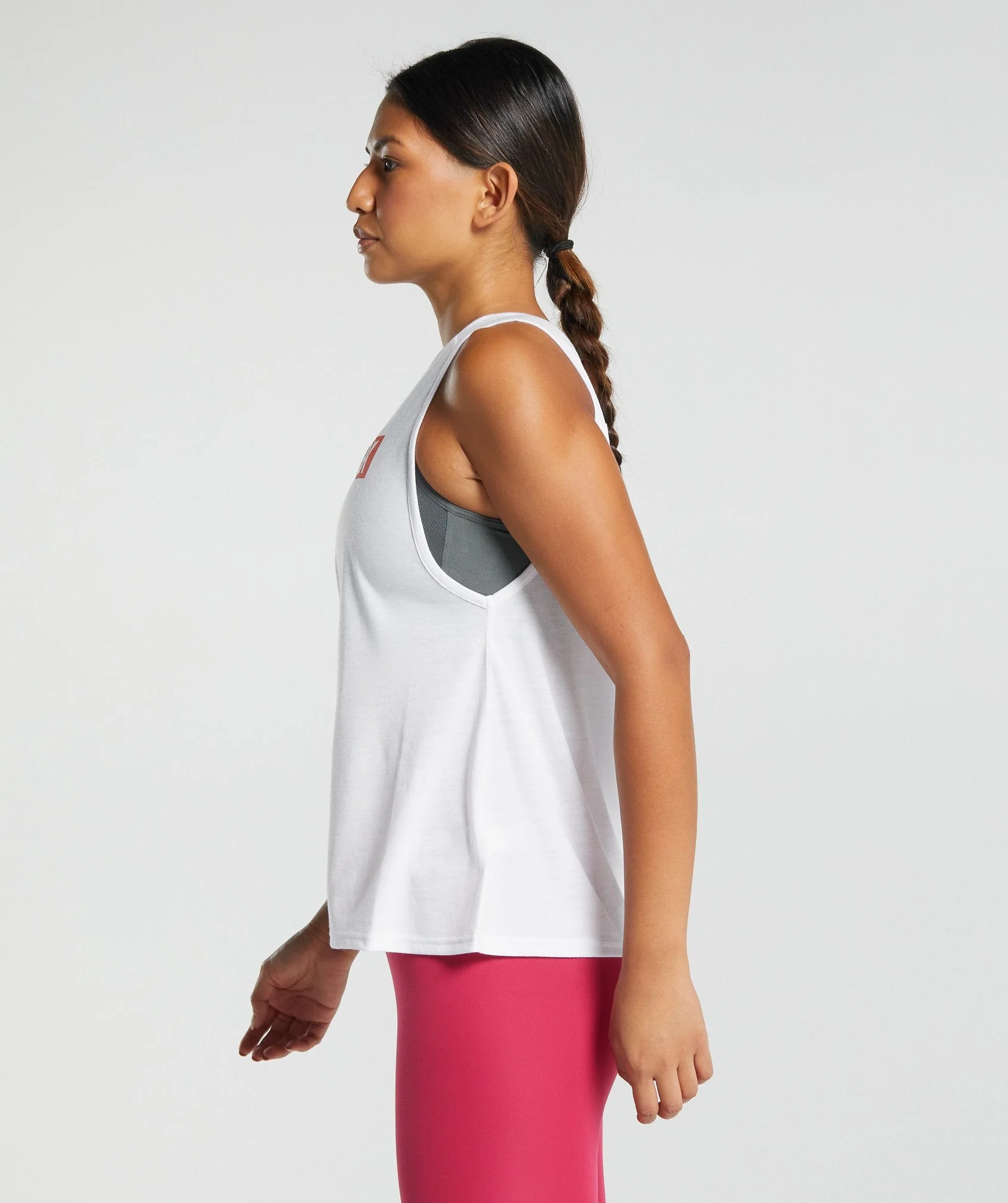 Gymshark Animal Graphic Infill Tank - White - Image 3