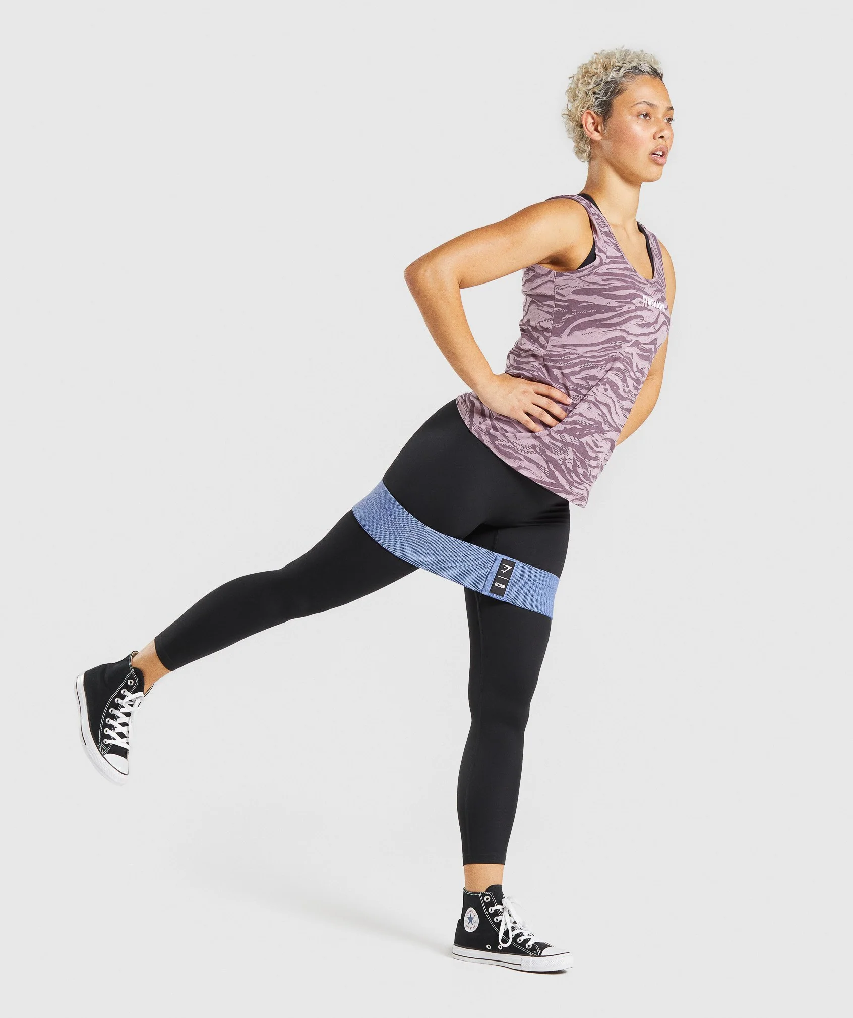 Gymshark Animal Graphic Tank - Purple Print - Image 4