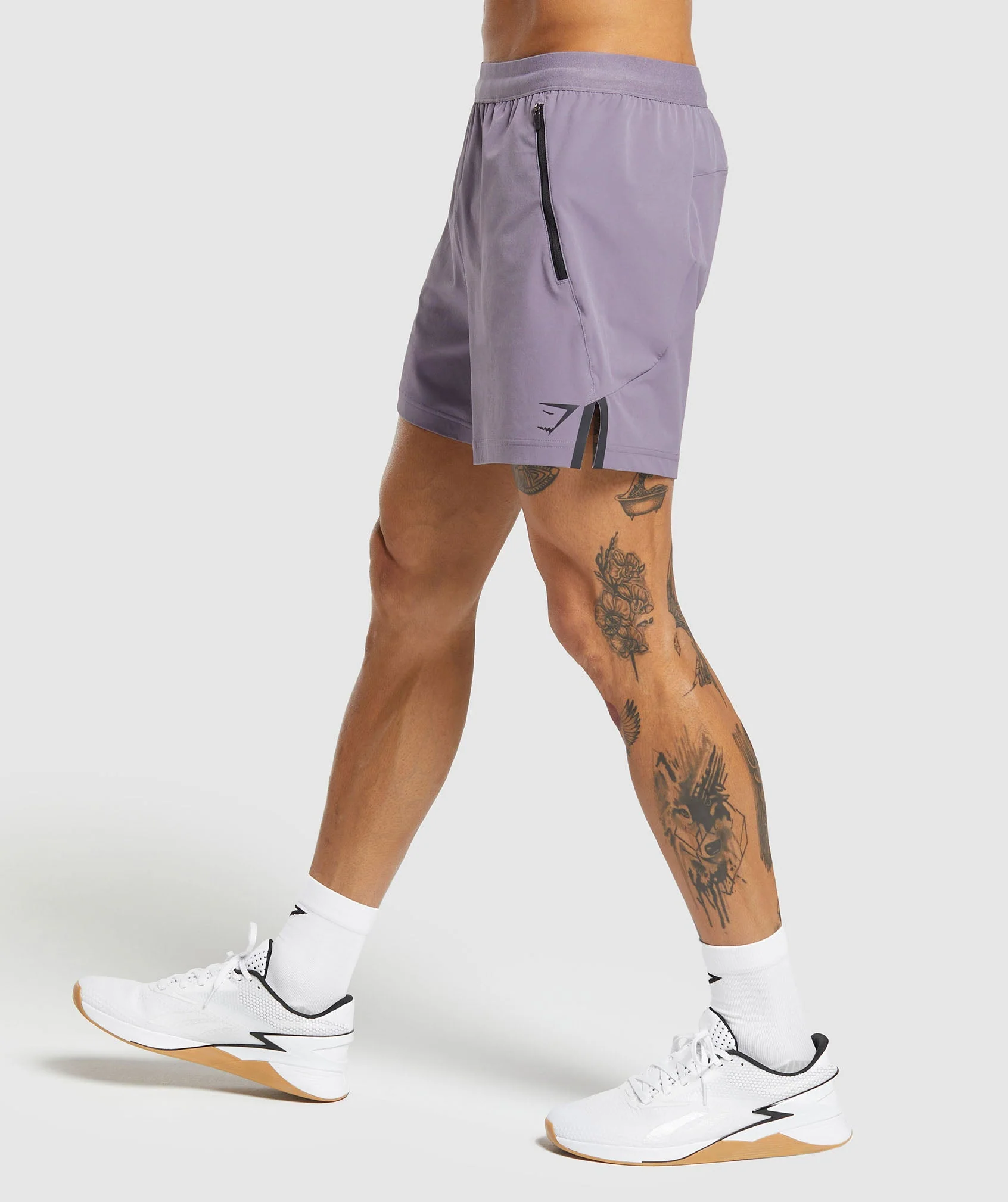Gymshark Apex 5" Hybrid Short - Fog Purple - Image 3