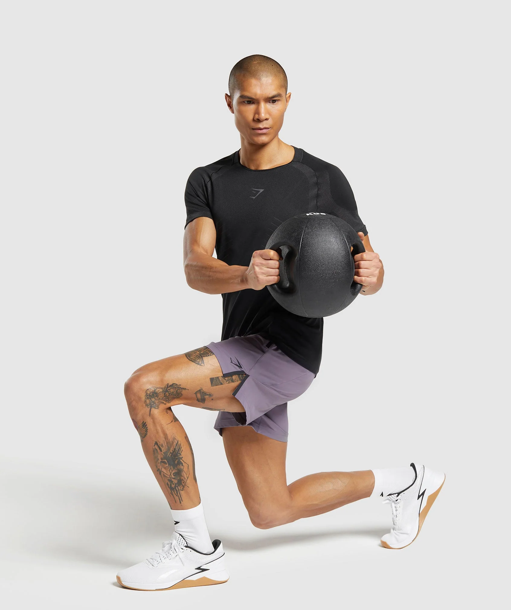 Gymshark Apex 5" Hybrid Short - Fog Purple - Image 4