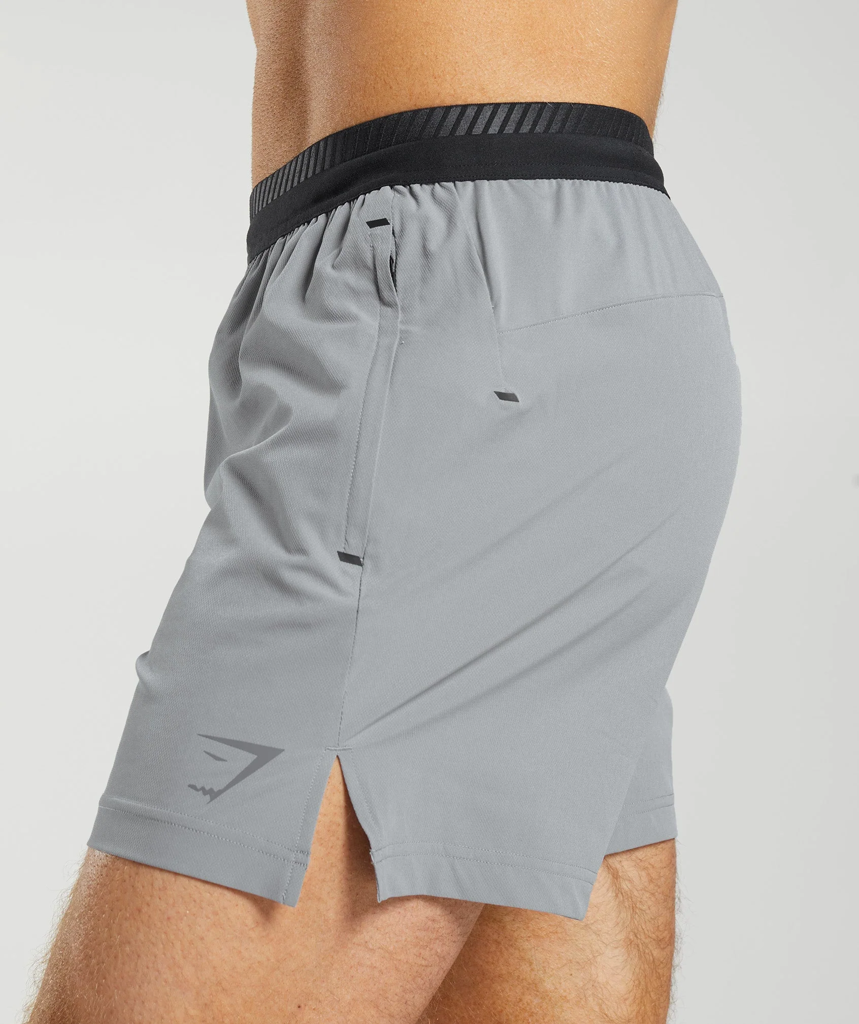 Gymshark Apex 5" Hybrid Shorts - Drift Grey - Image 5