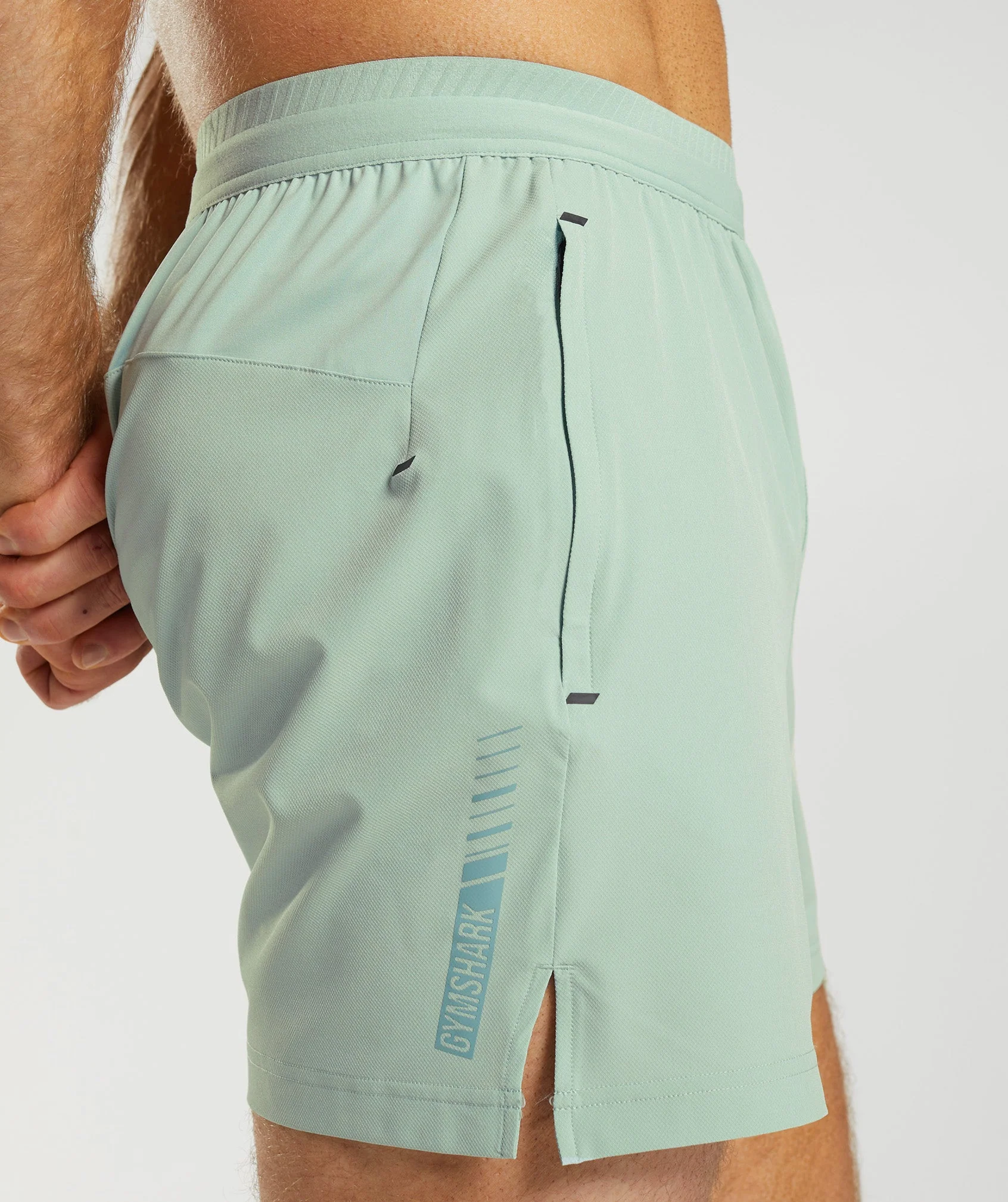 Gymshark Apex 5" Hybrid Shorts - Frost Teal - Image 5