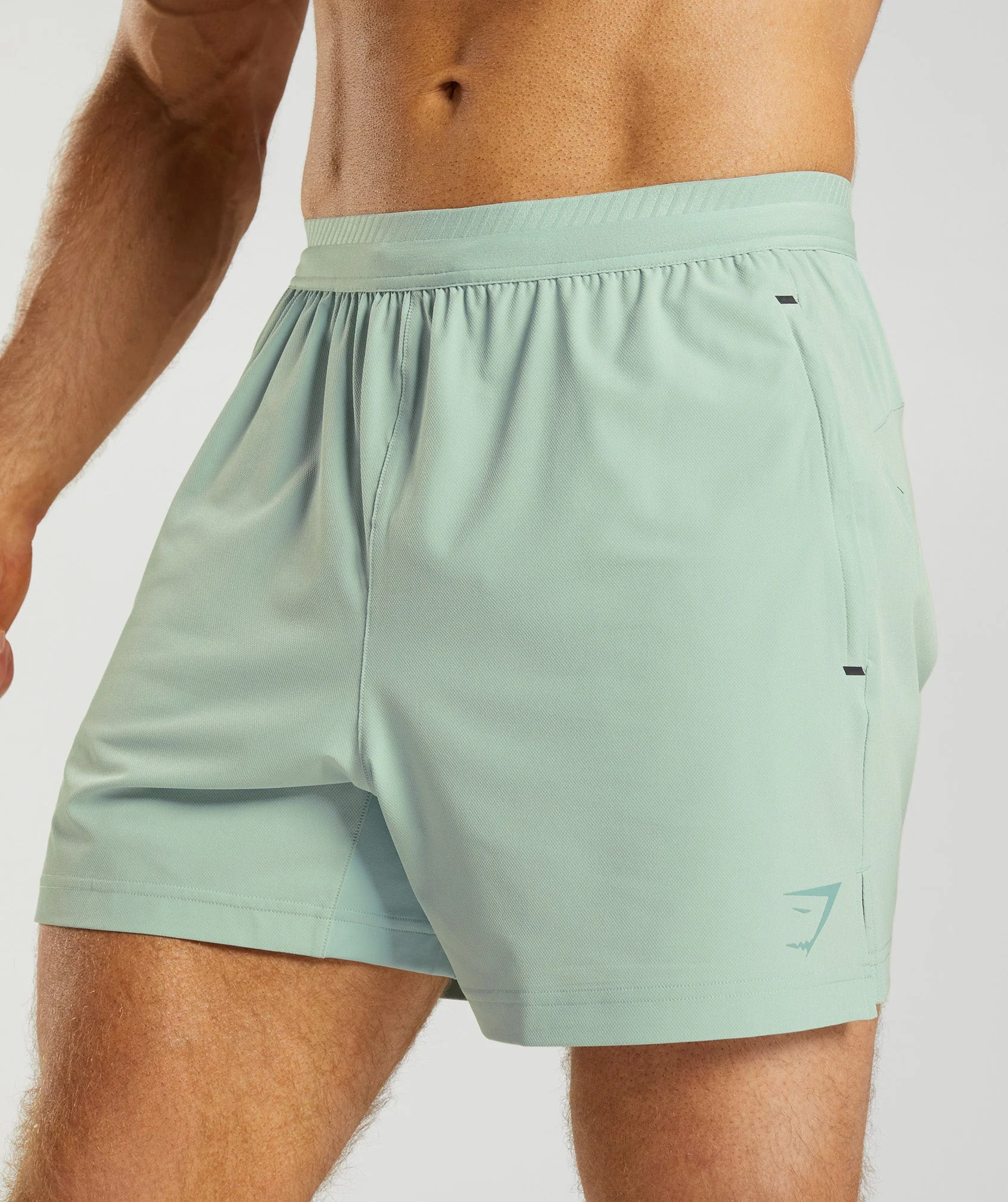 Gymshark Apex 5" Hybrid Shorts - Frost Teal - Image 6