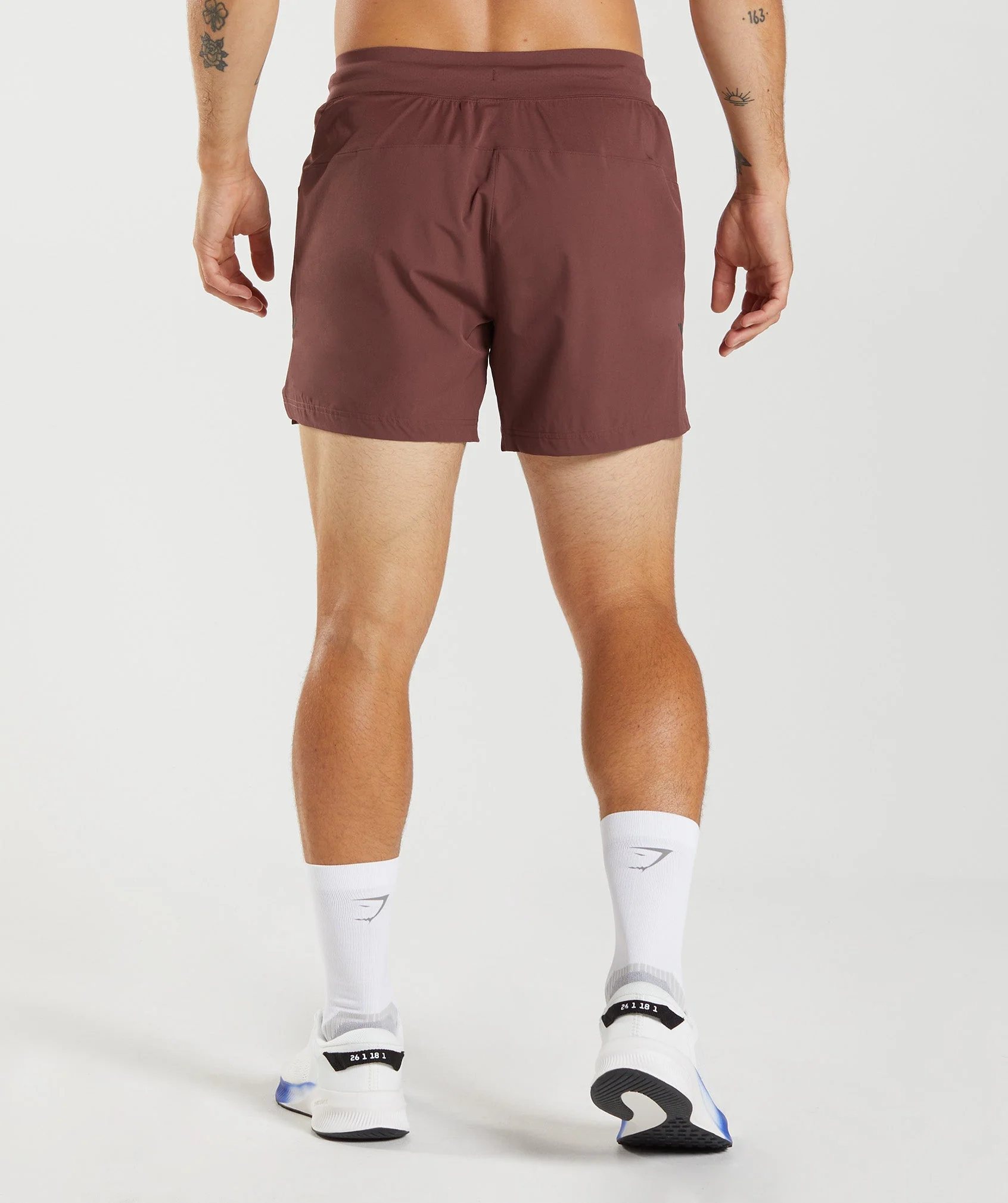 Gymshark Apex 5" Perform Shorts - Cherry Brown - Image 3