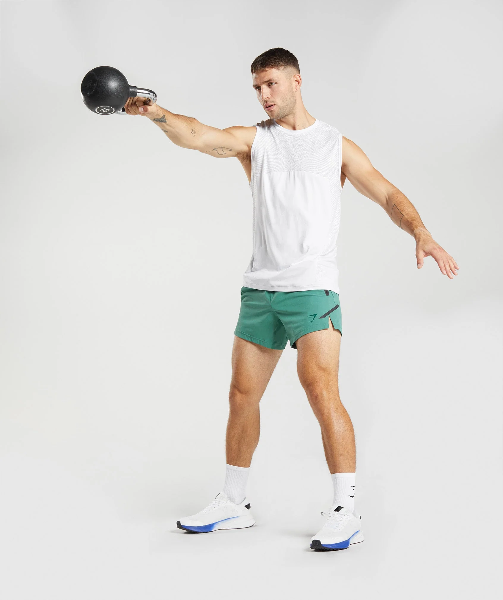 Gymshark Apex 5" Perform Shorts - Hoya Green - Image 4