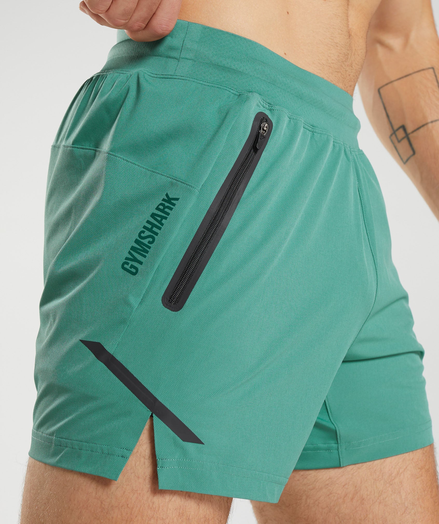 Gymshark Apex 5" Perform Shorts - Hoya Green - Image 6