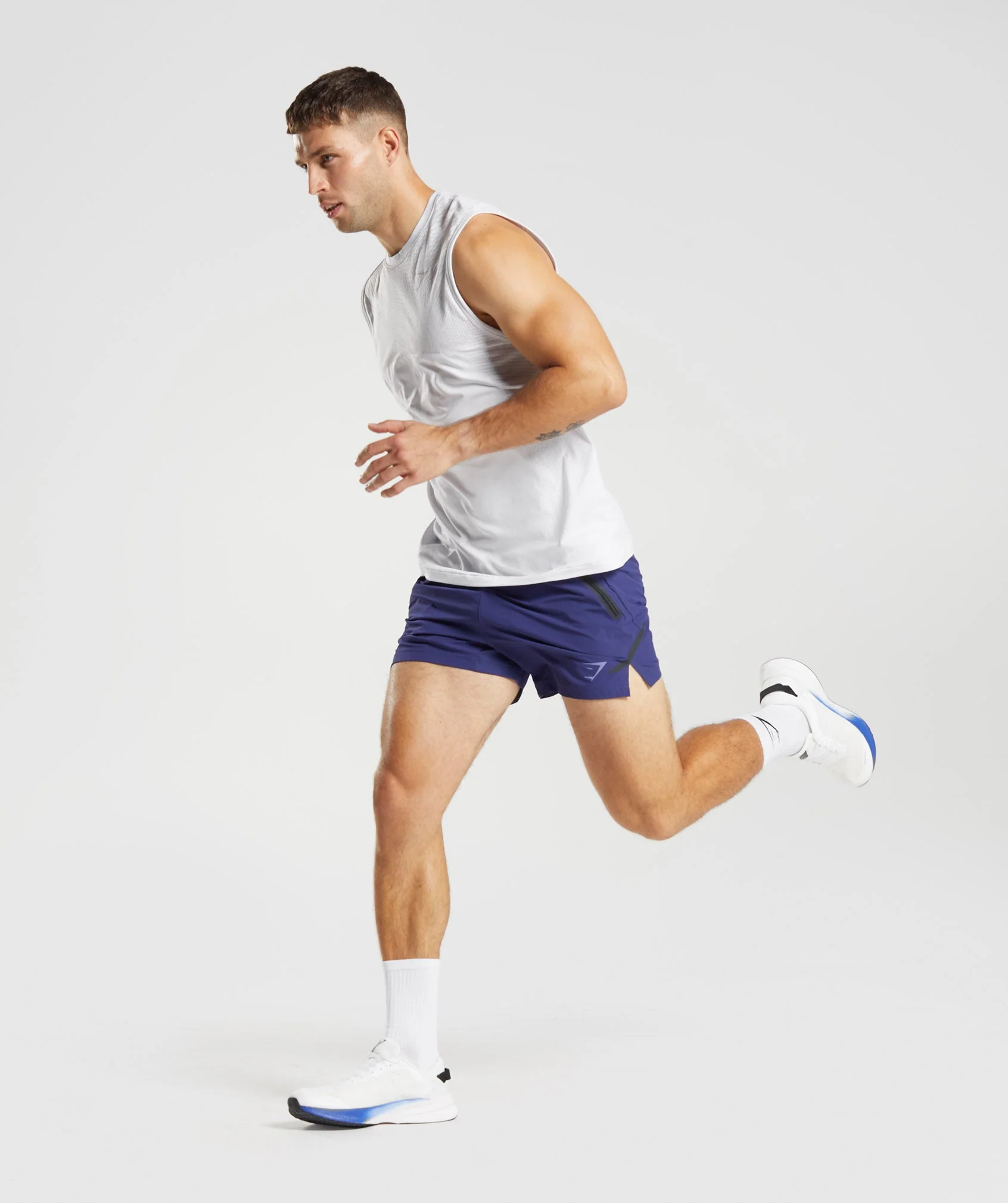 Gymshark Apex 5" Perform Shorts - Neptune Purple - Image 4