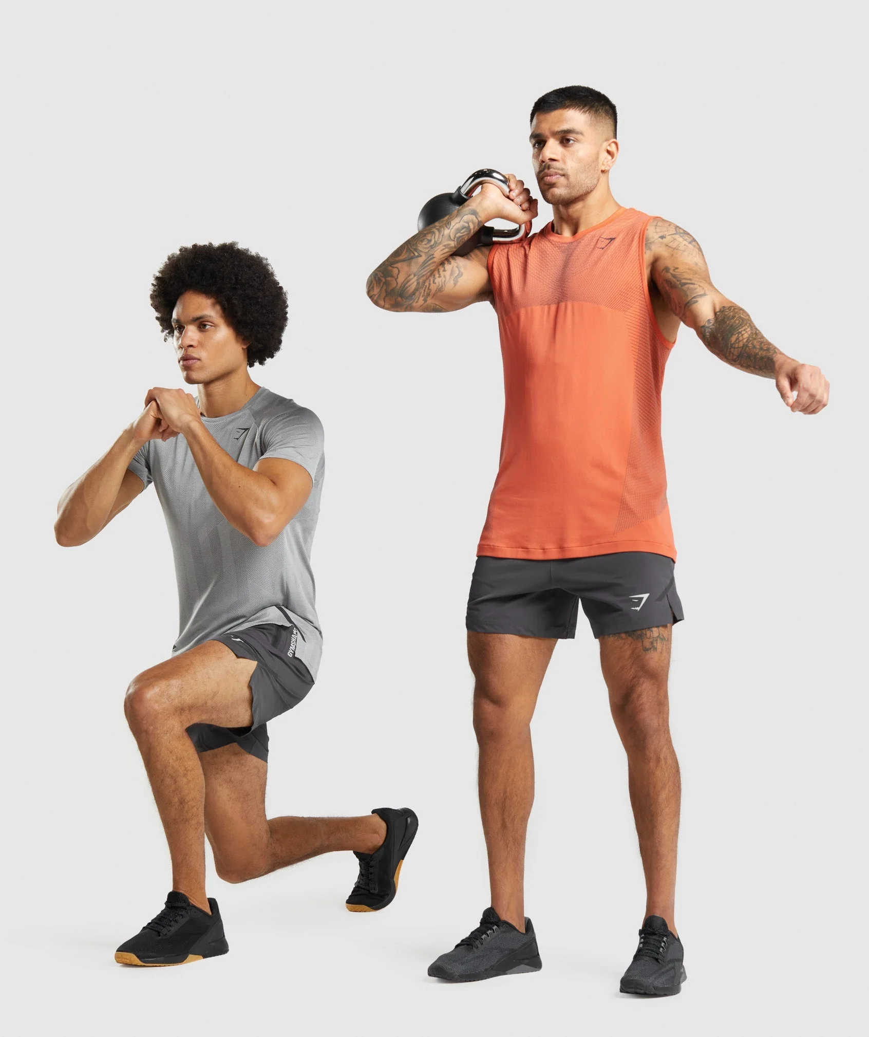Gymshark Apex 5" Perform Shorts - Onyx Grey - Image 4