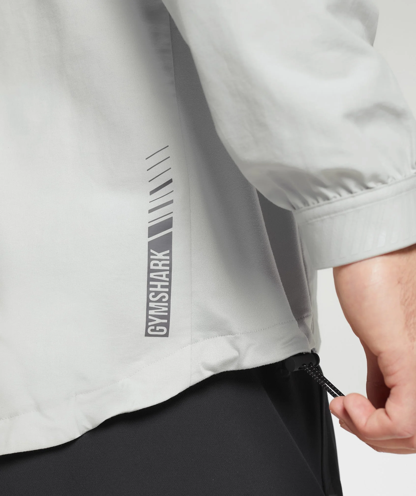 Gymshark Apex Jacket - Light Grey - Image 7