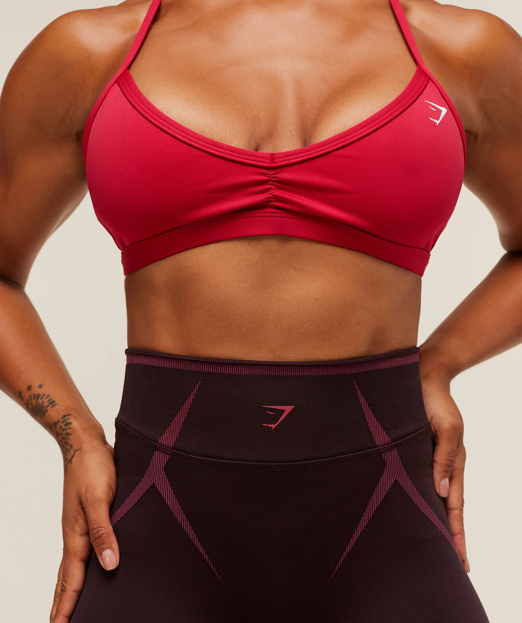 Gymshark Apex Lift Seamless Leggings - Cherry Purple/Build Pink - Image 6