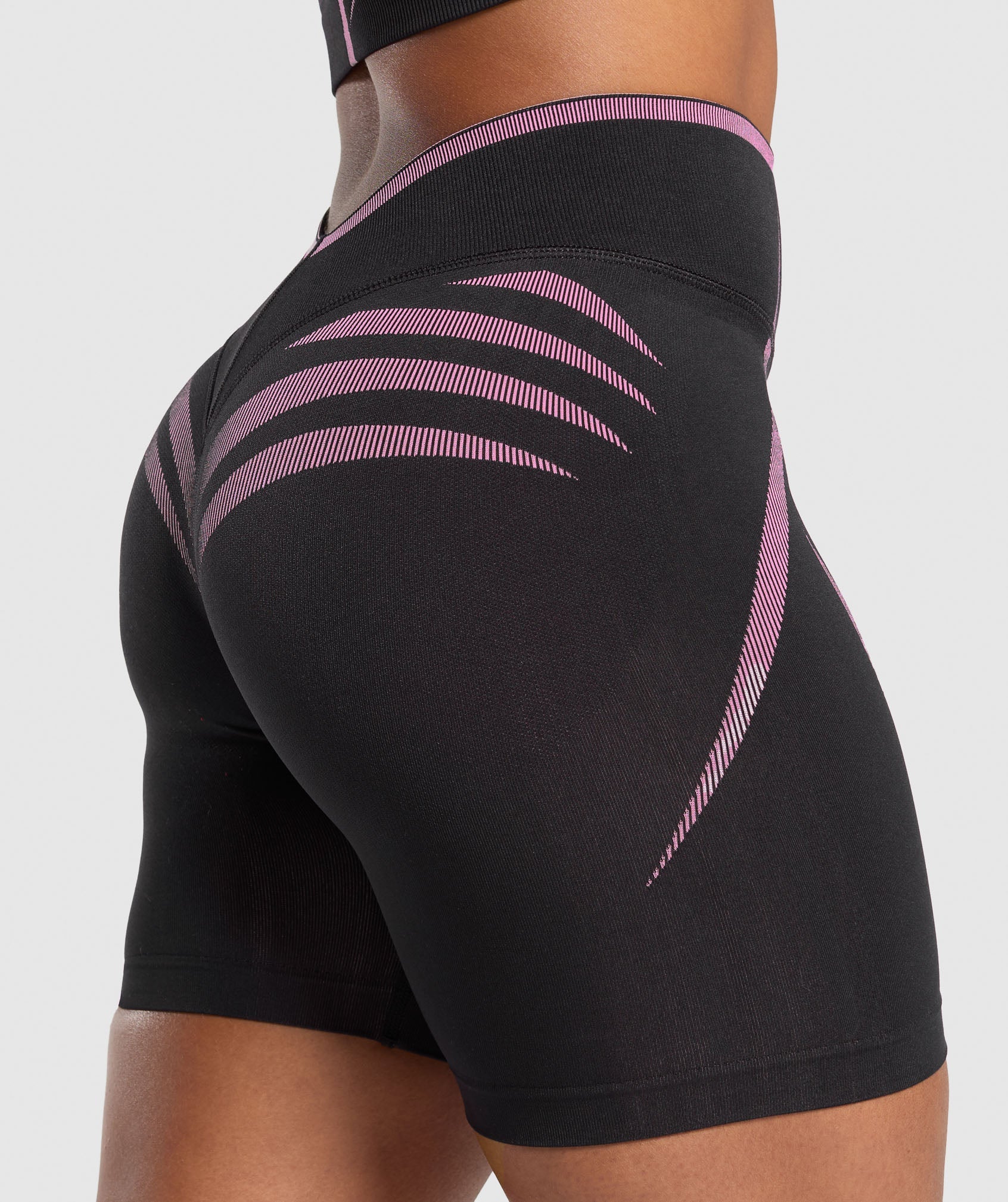 Gymshark Apex Lift Seamless Shorts - Darkest Purple/Sour Pink - Image 6