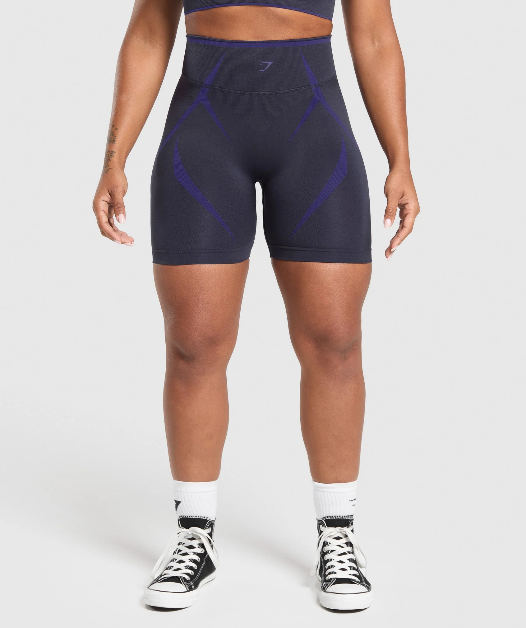 Gymshark Apex Lift Seamless Shorts - Heavy Blue/Cobalt Purple