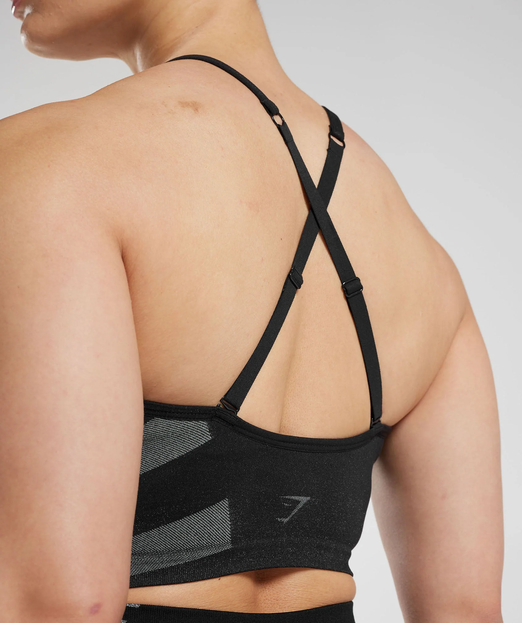 Gymshark Apex Limit Cami Tank - Black/Light Grey - Image 3