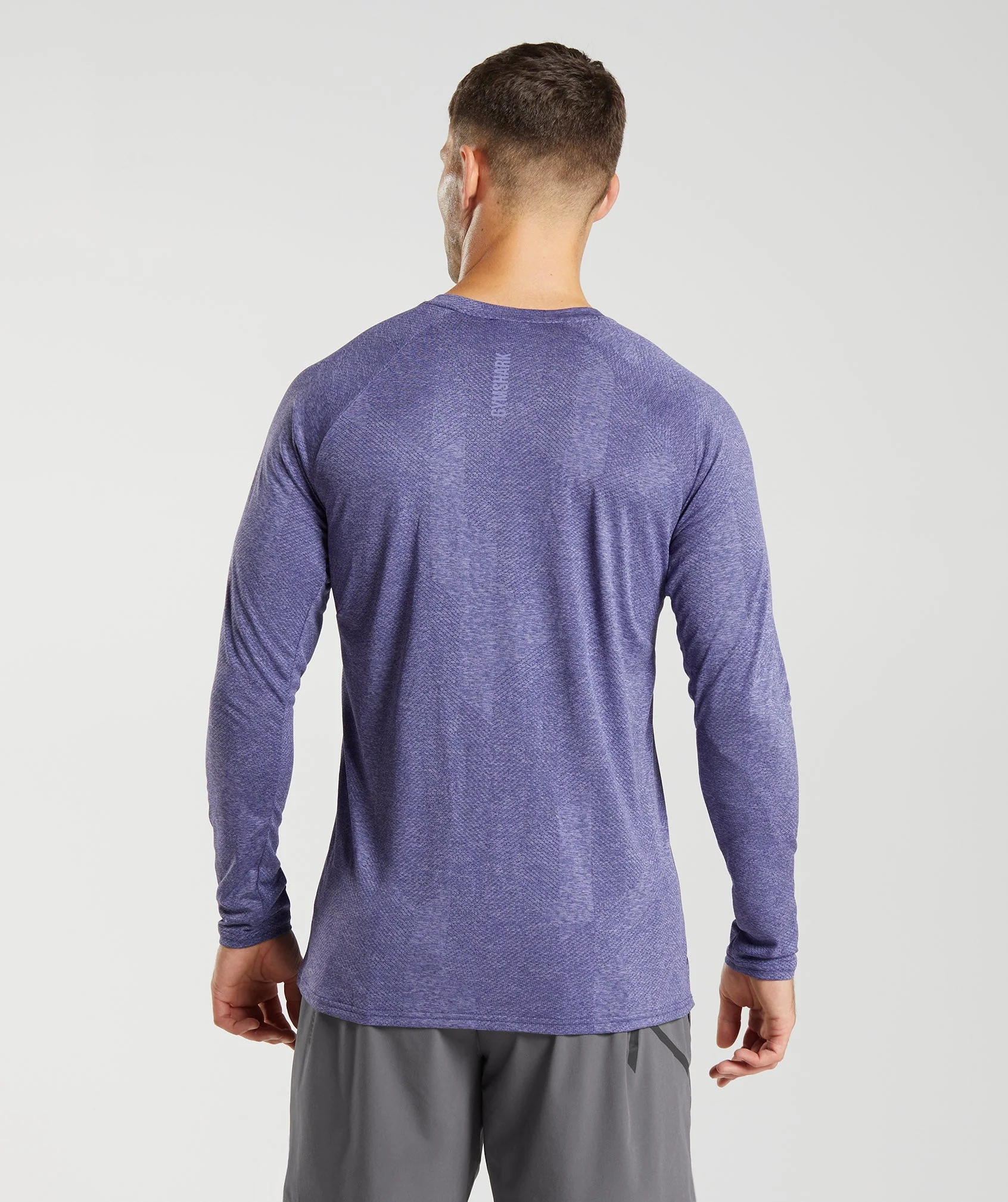 Gymshark Apex Long Sleeve T-Shirt - Neptune Purple/Velvet Purple - Image 2