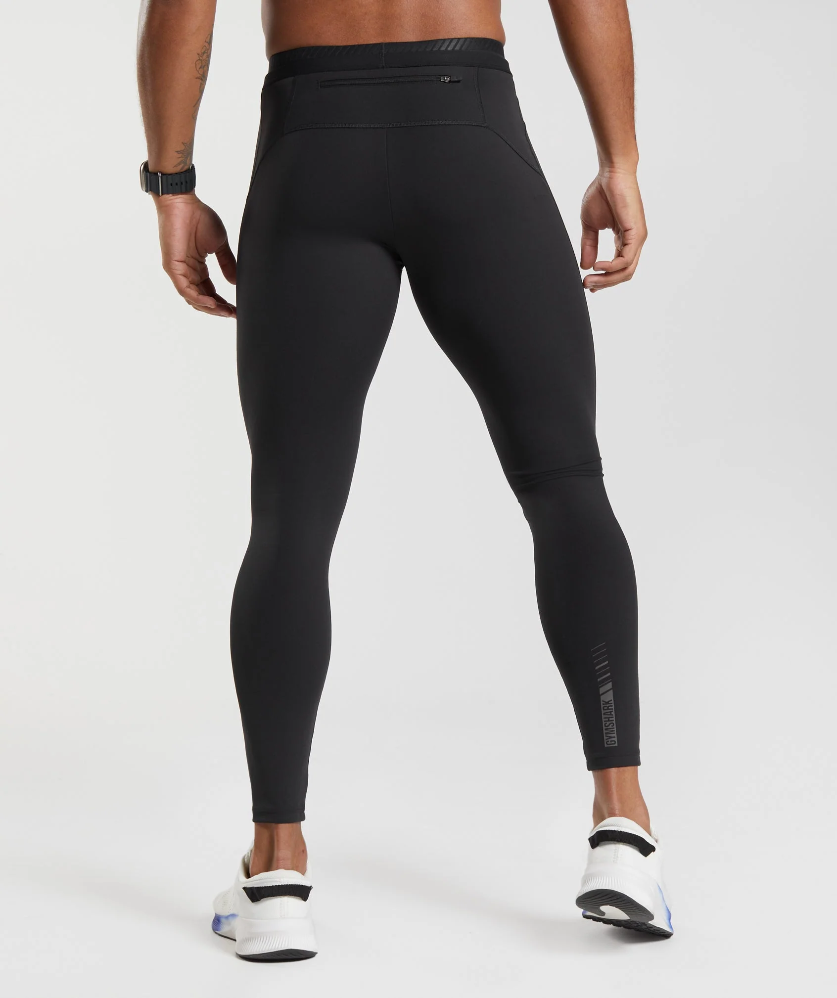 Gymshark Apex Run Tights - Black - Image 2