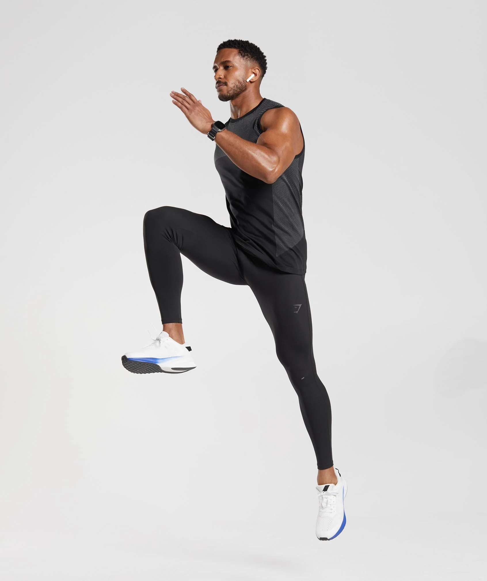 Gymshark Apex Run Tights - Black - Image 4