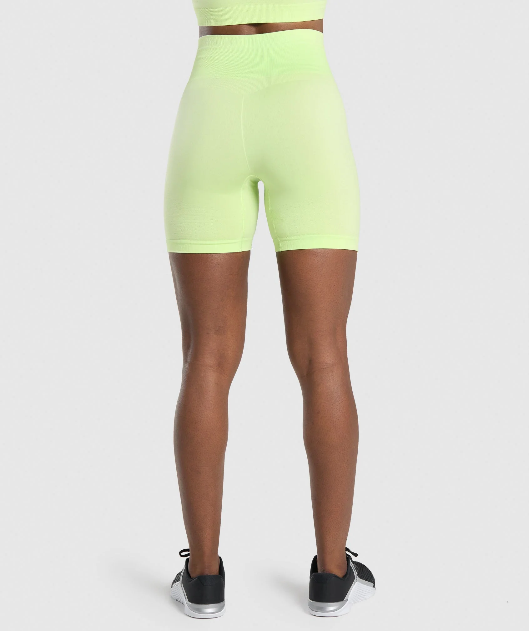 Gymshark Apex Seamless Shorts - Green/Light Green - Image 2