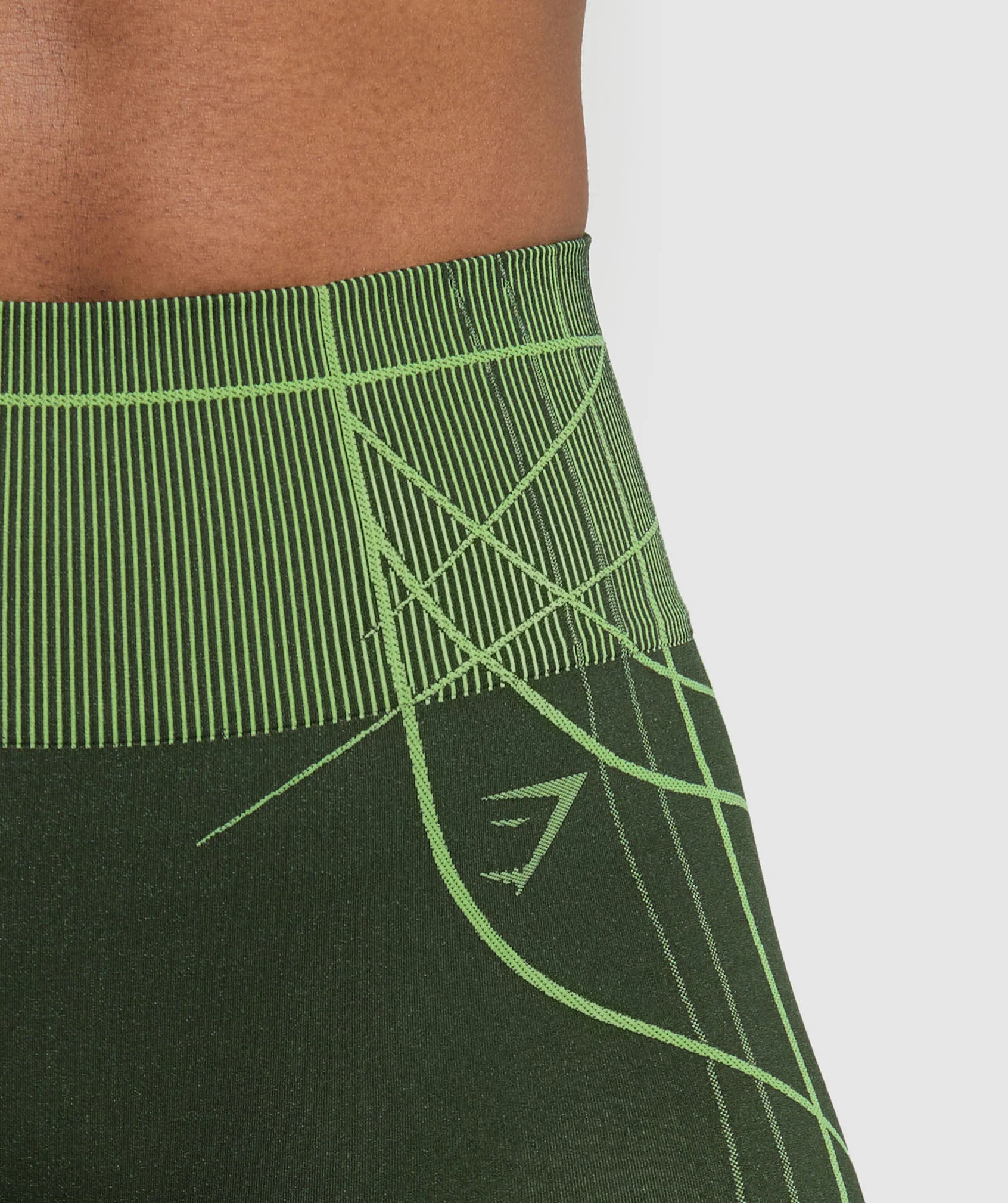 Gymshark Apex Seamless Shorts - Trail Green/Energy Gelato Green - Image 5