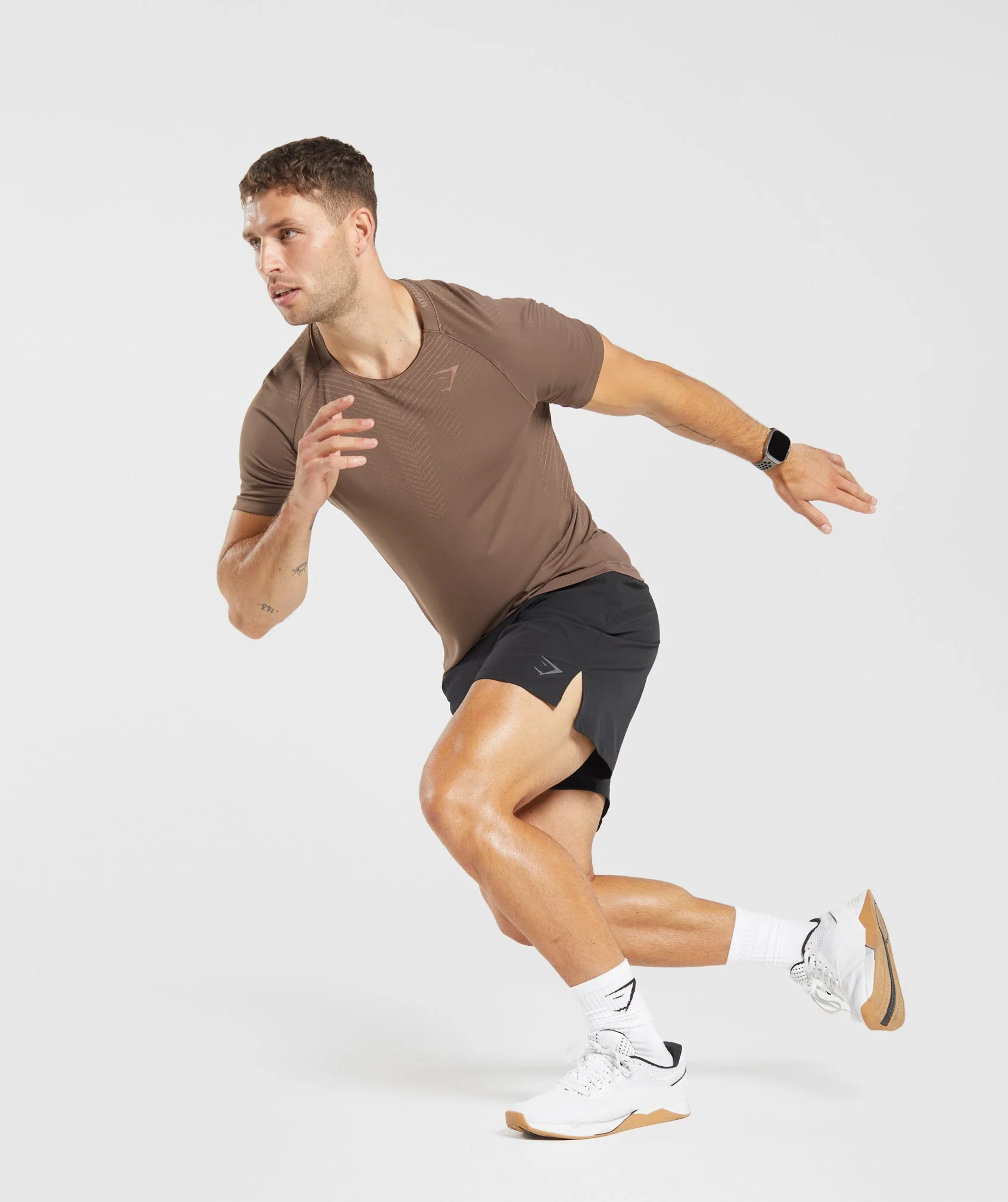 Gymshark Apex Seamless T-Shirt - Soft Brown/Taupe Brown - Image 4