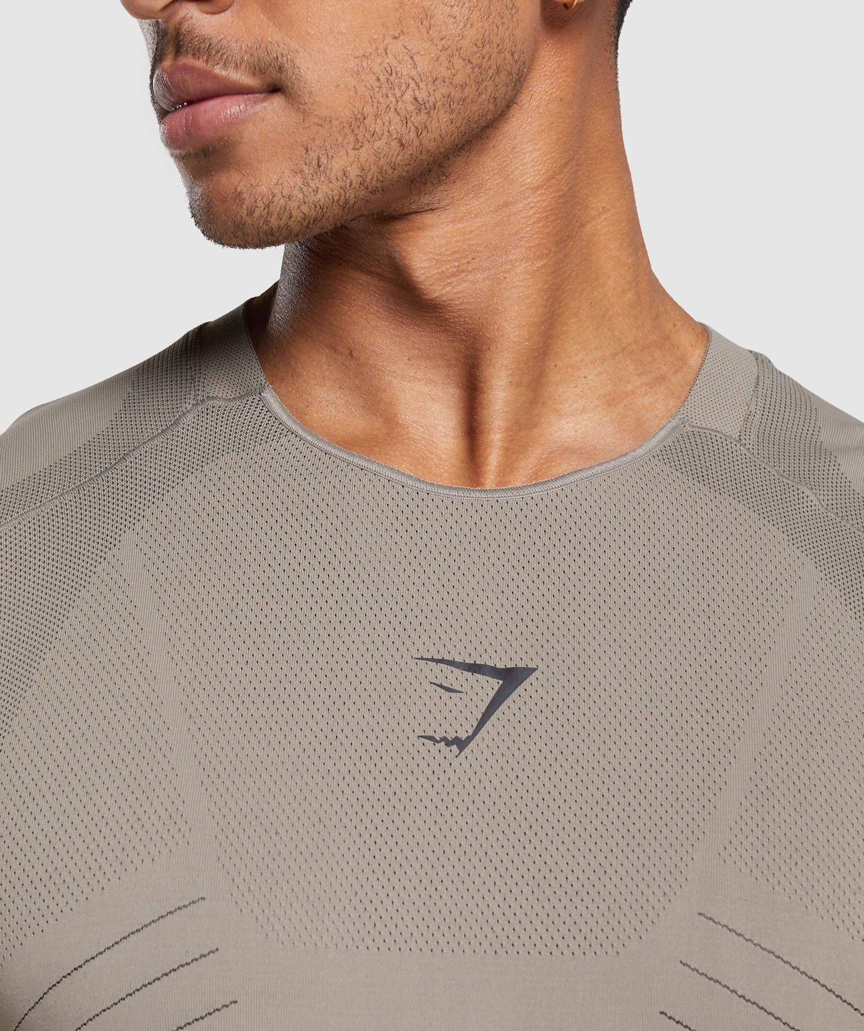Gymshark Apex Seamless Tank - Linen Brown/Black - Image 6