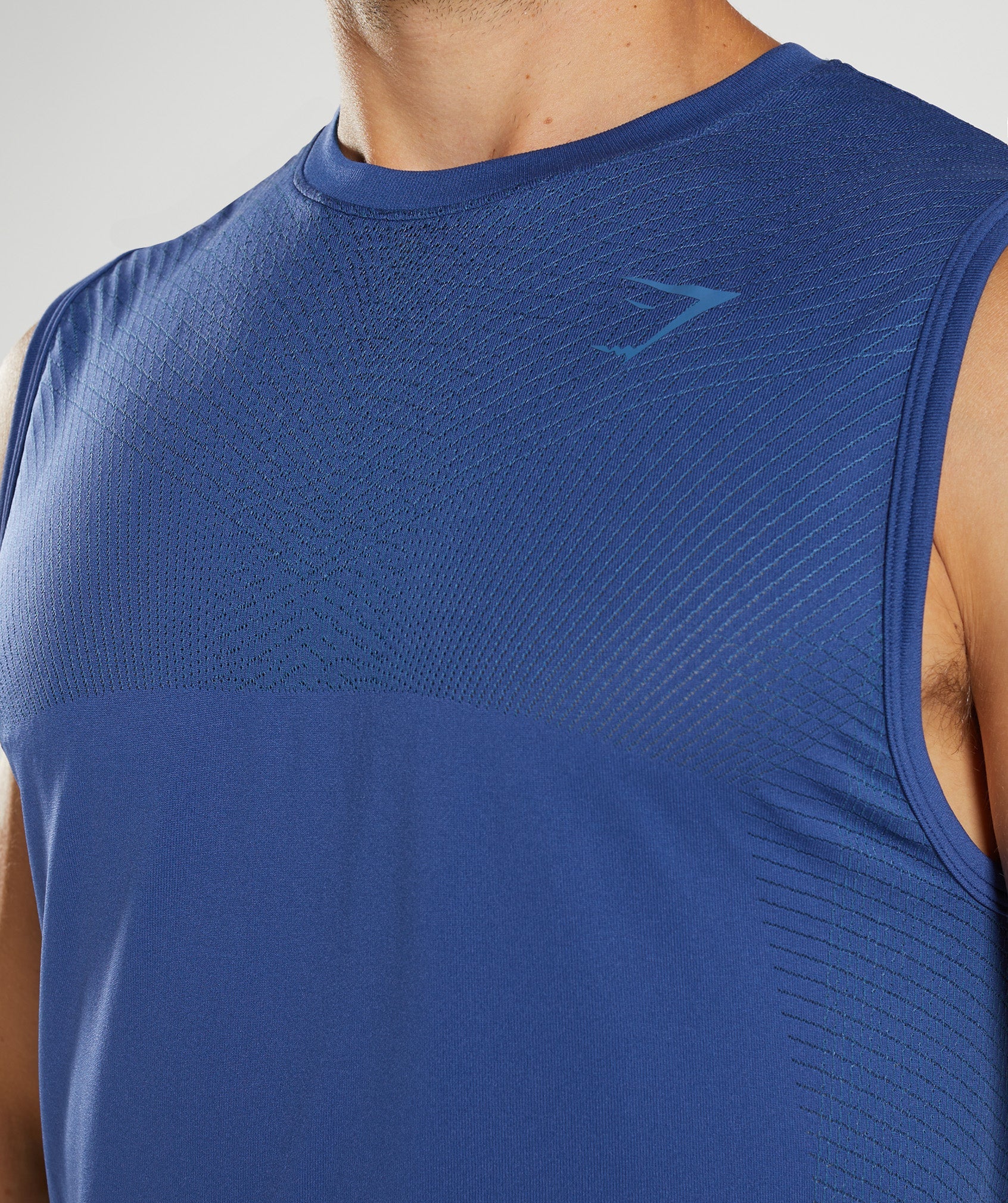 Gymshark Apex Seamless Tank - Stellar Blue/Lakeside Blue - Image 5